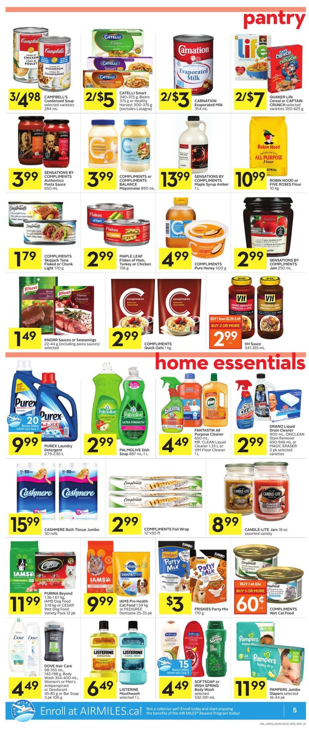 Foodland Flyer from 10/15/2020
