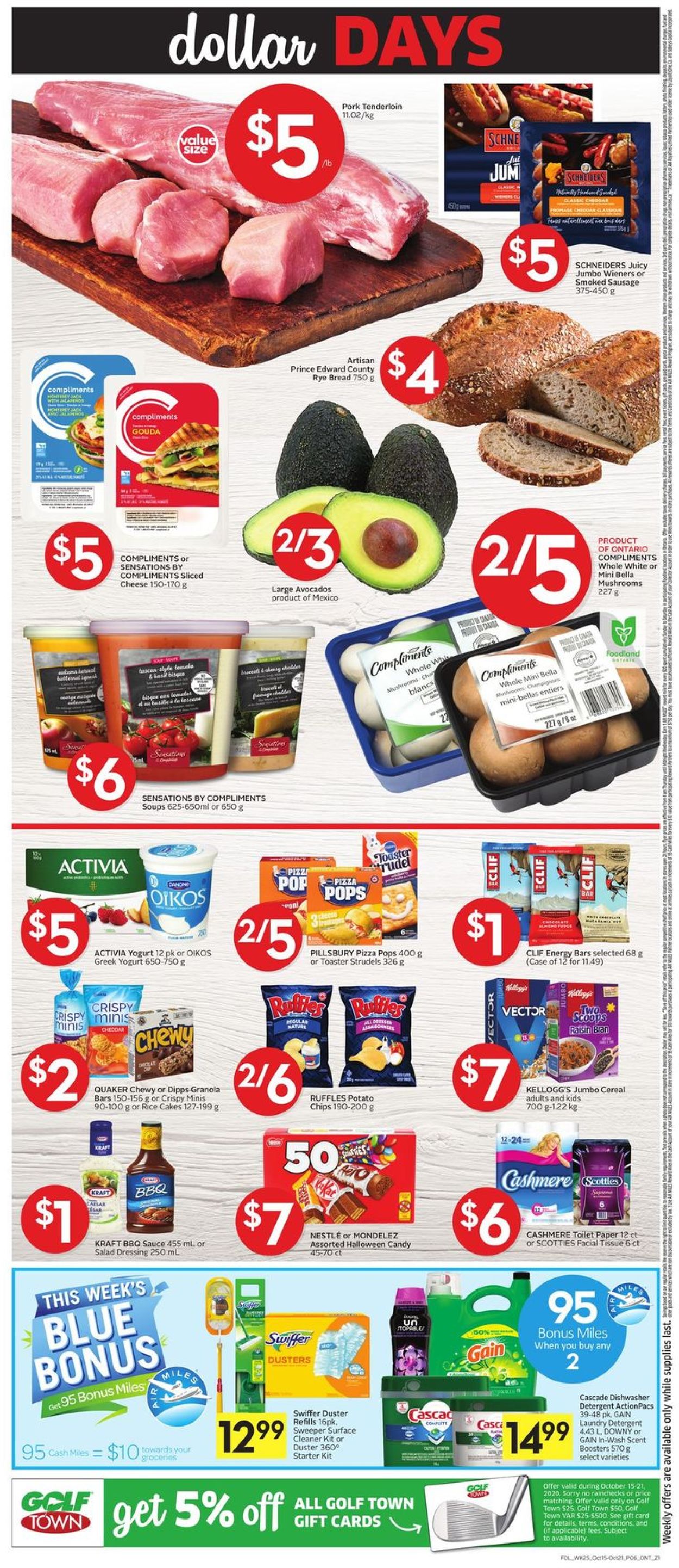 Foodland Flyer from 10/15/2020