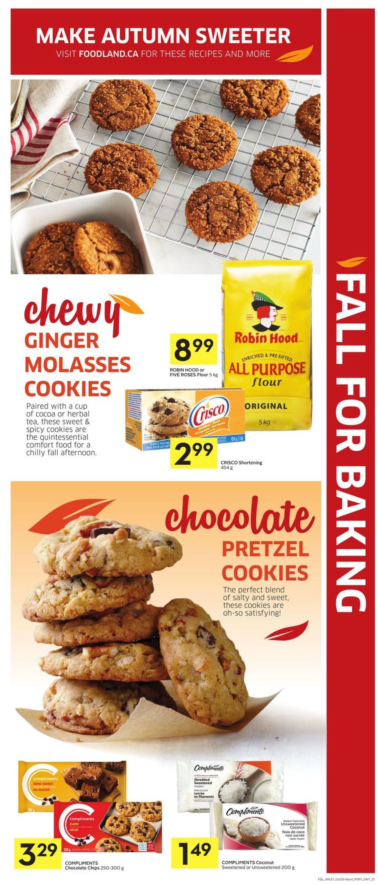 Foodland Flyer from 10/29/2020