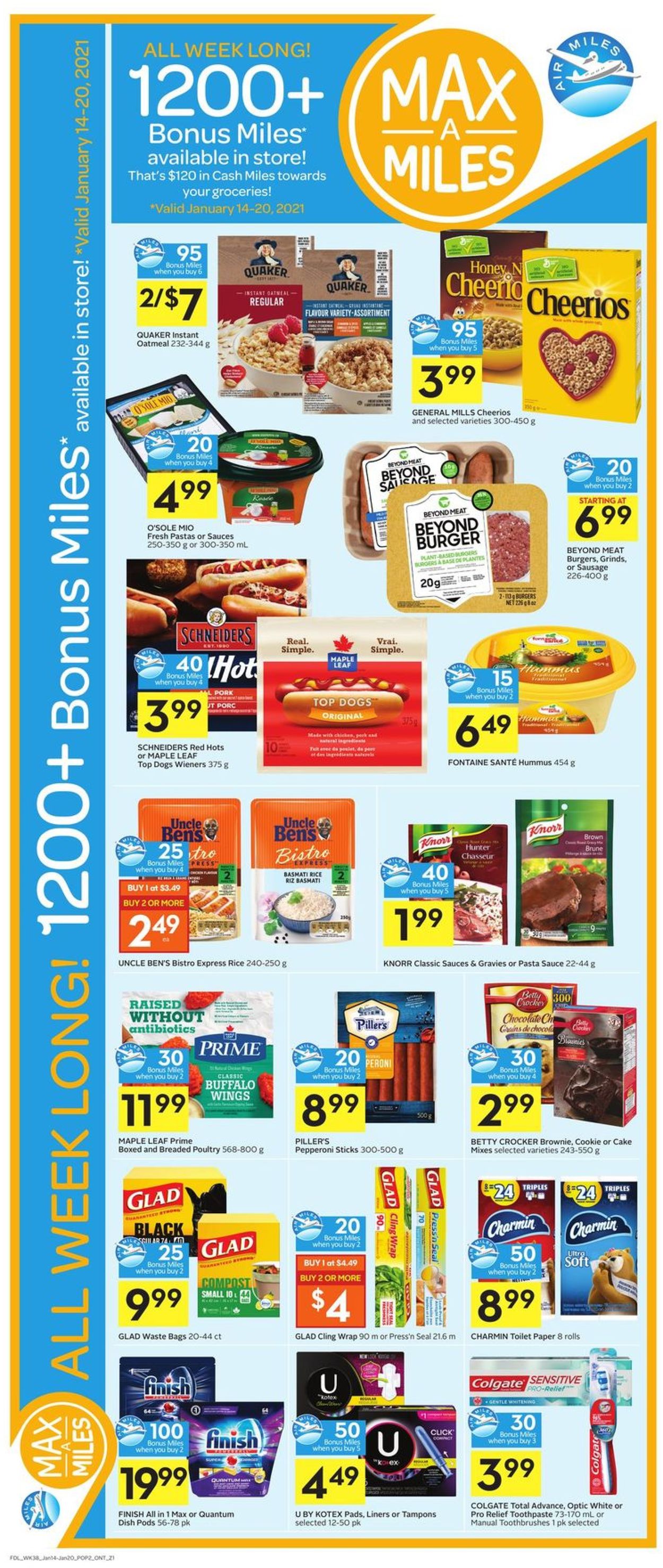 Foodland Flyer from 01/14/2021