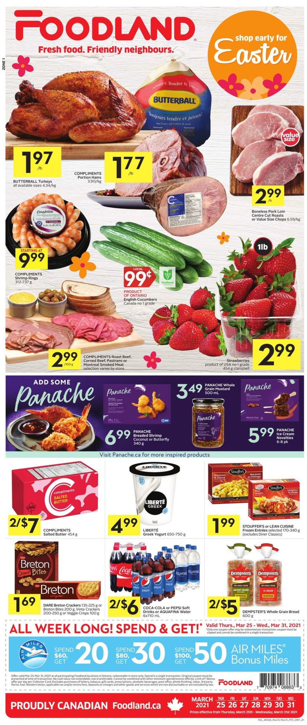 Foodland Flyer from 03/25/2021