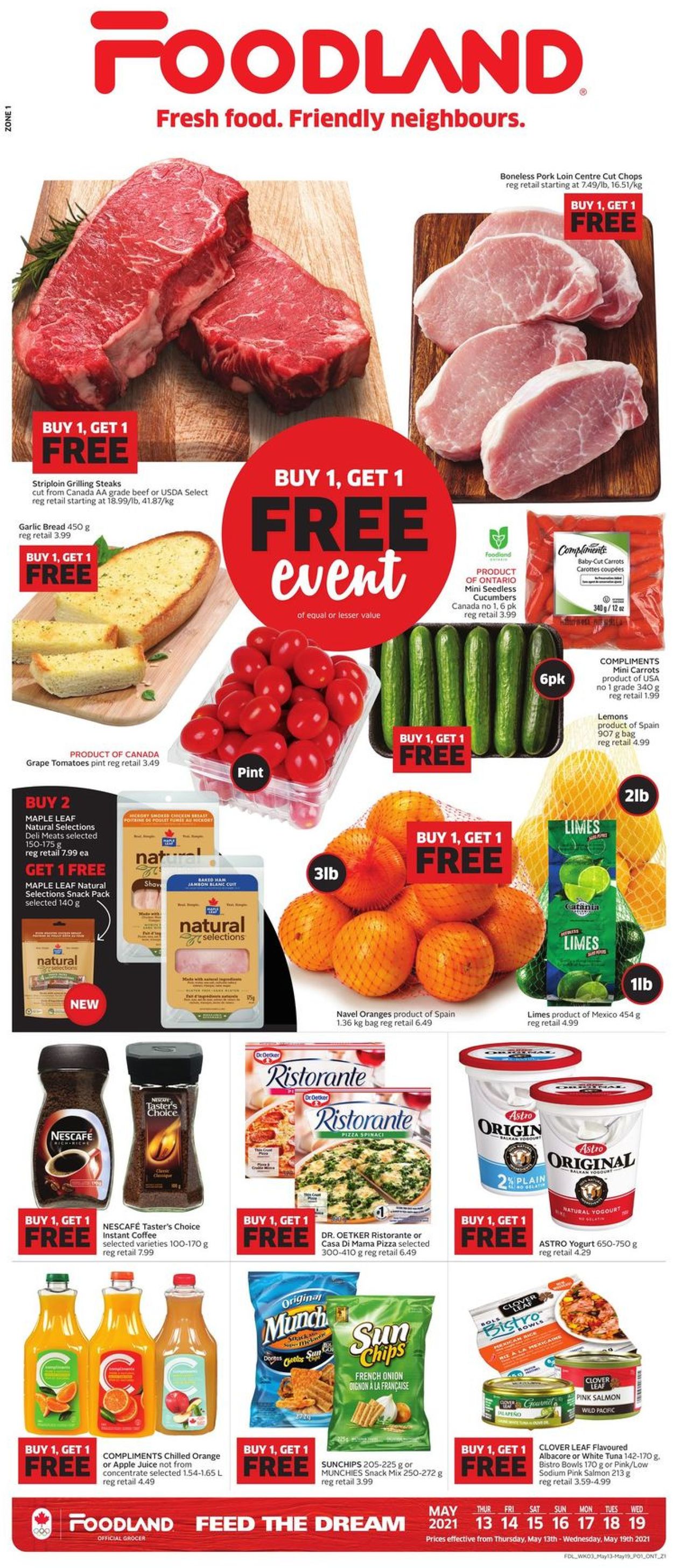 Foodland Flyer from 05/13/2021