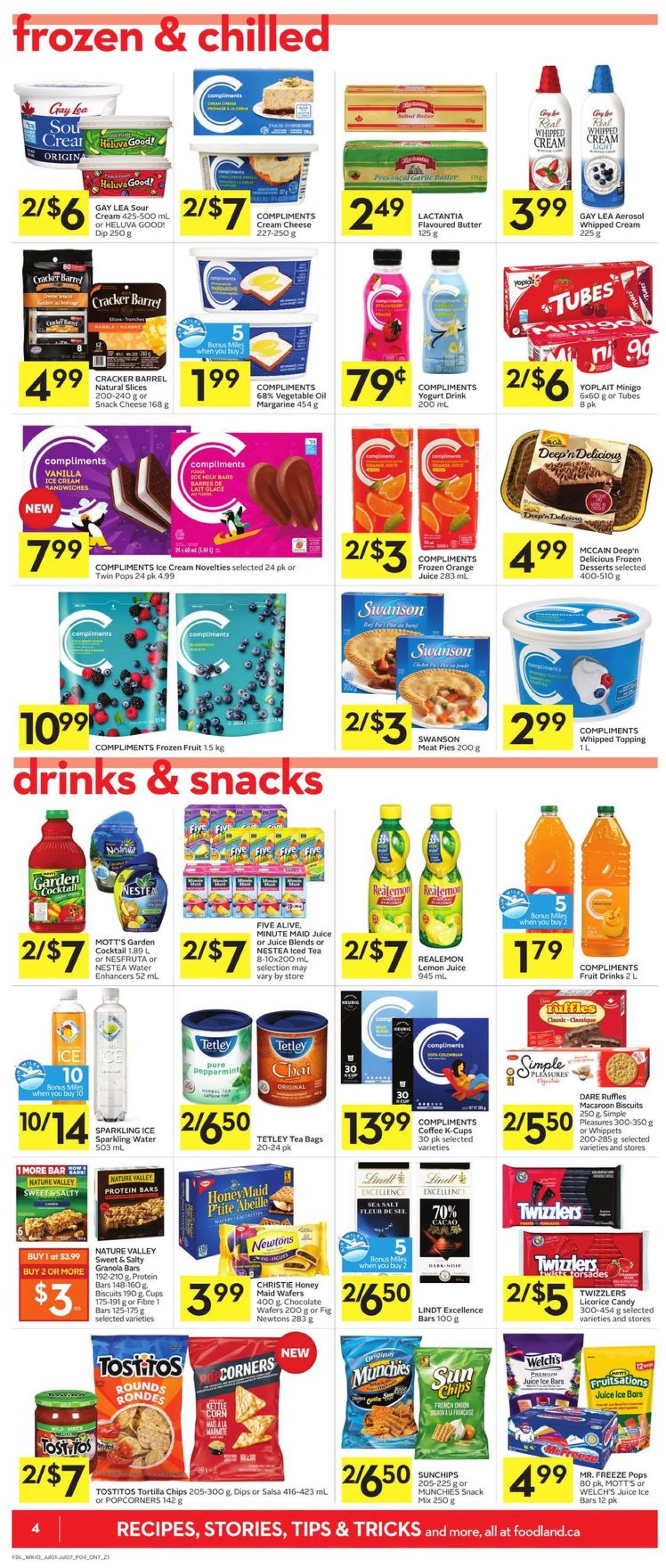 Foodland Flyer from 07/01/2021