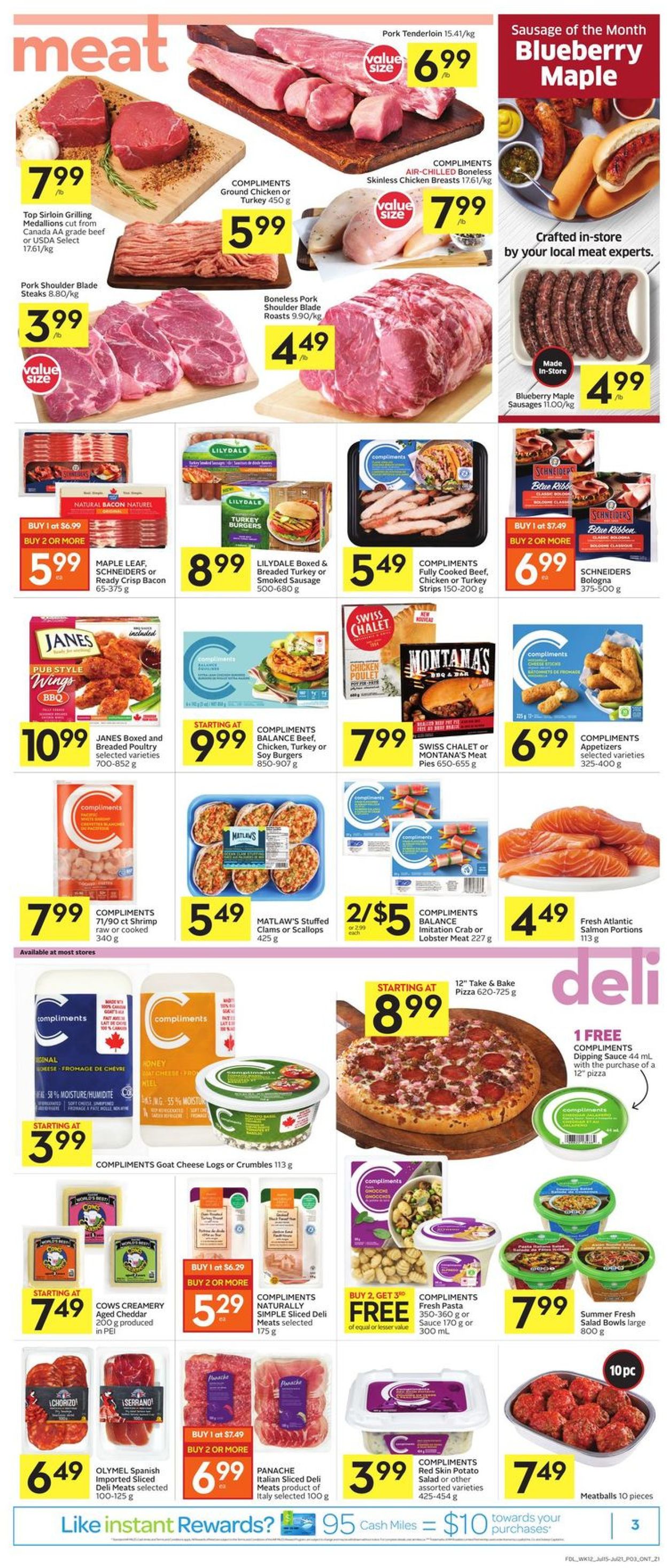 Foodland Flyer from 07/15/2021