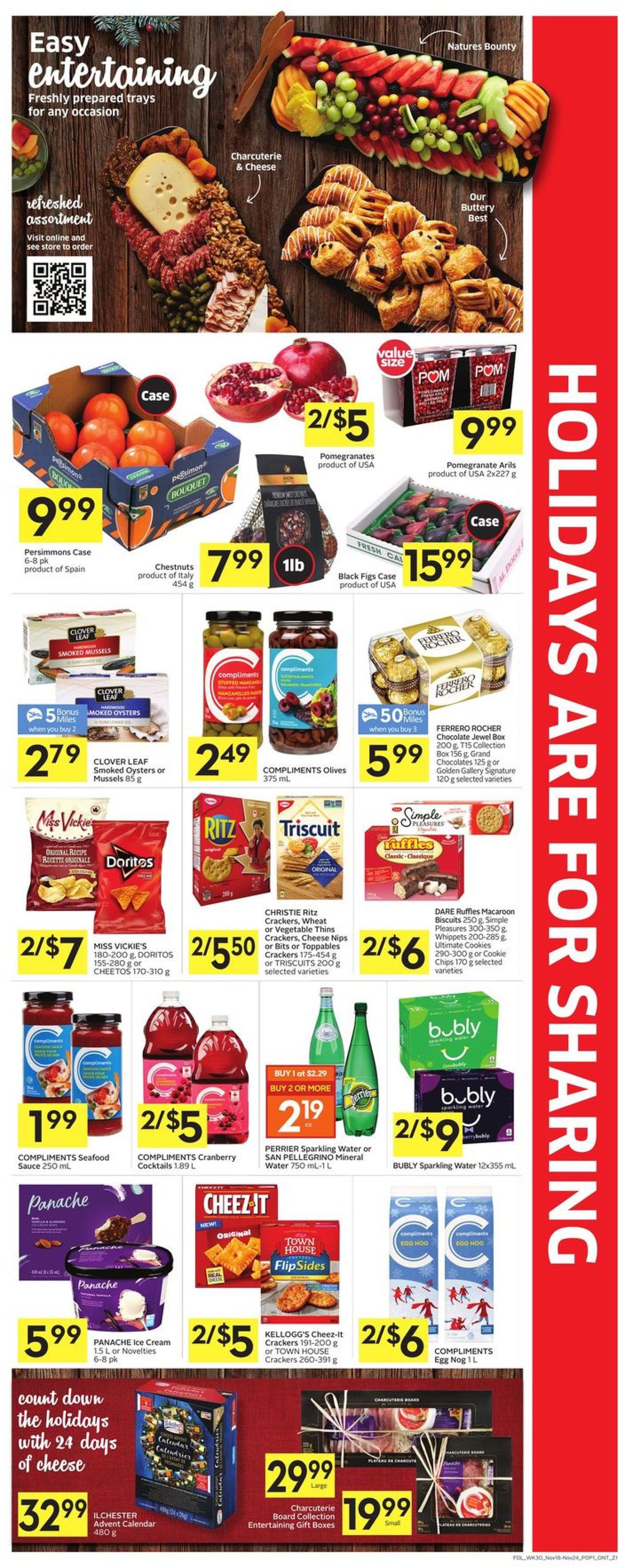 Foodland Flyer from 11/18/2021