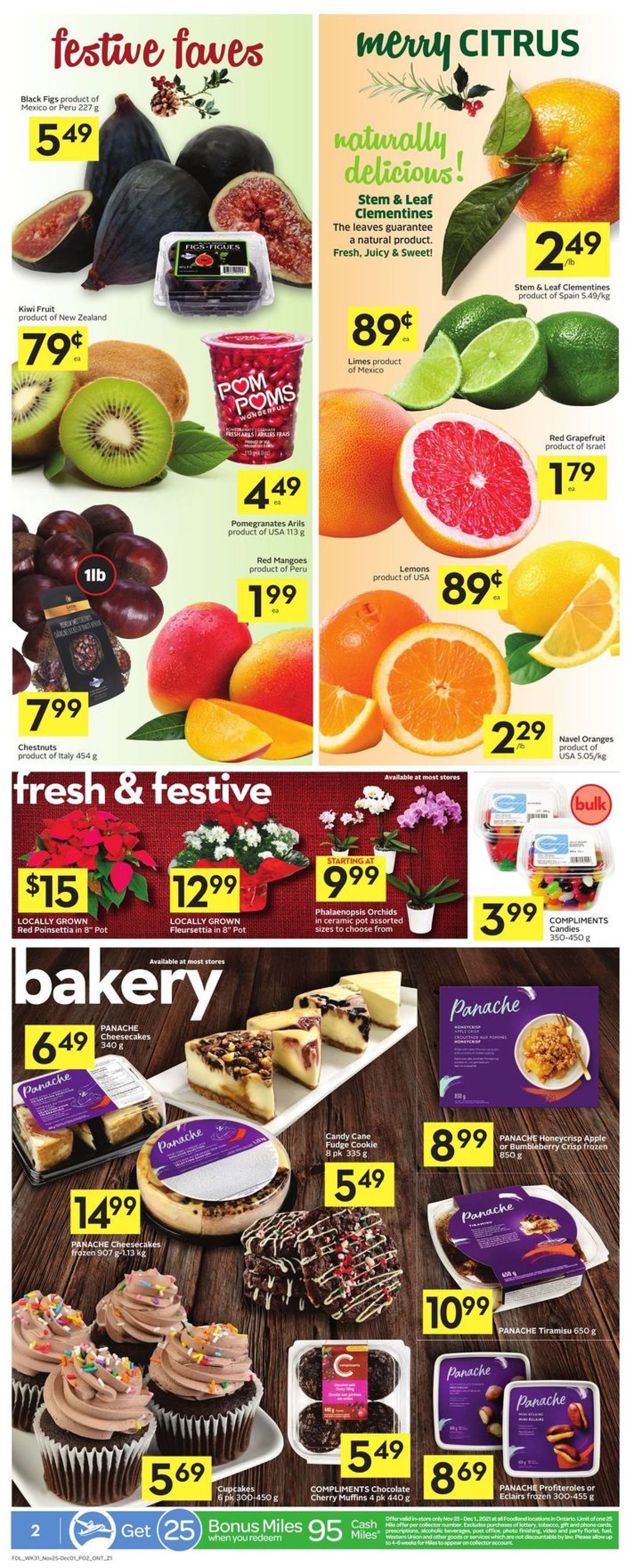 Foodland Flyer from 11/25/2021