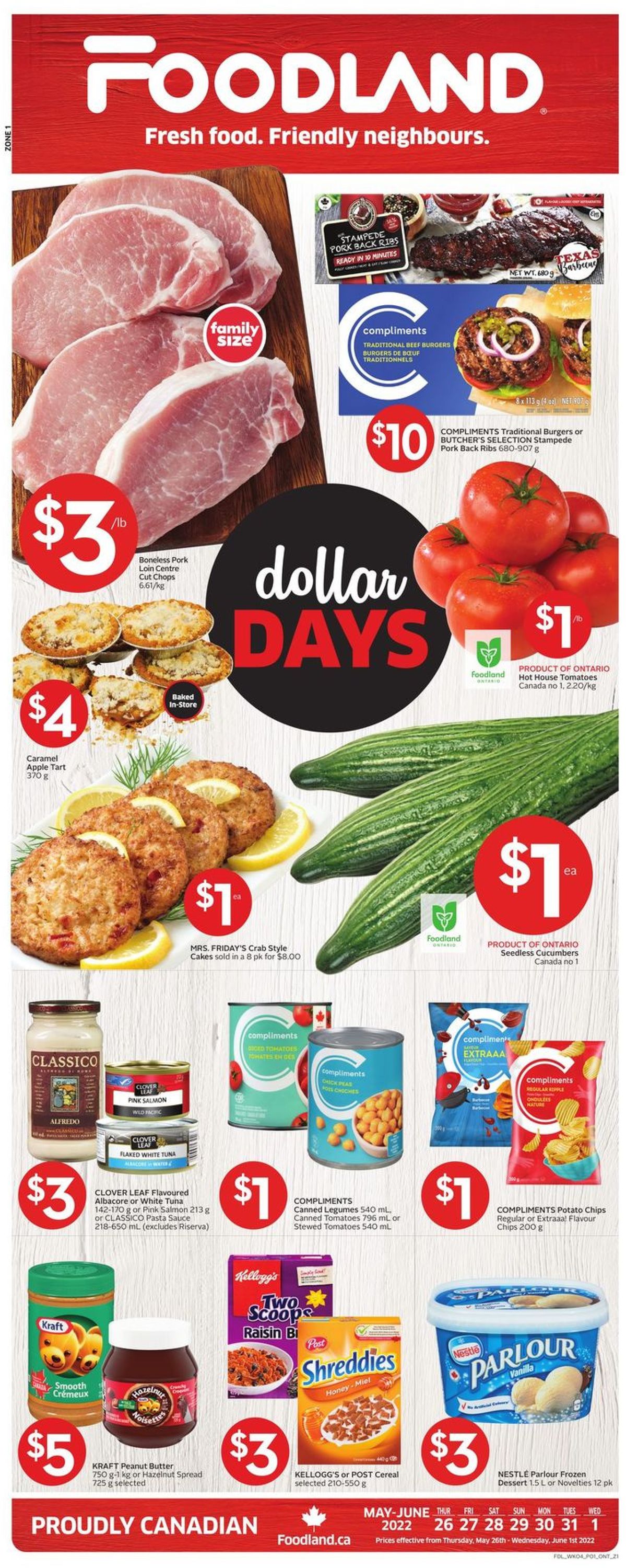 Foodland Flyer from 05/26/2022