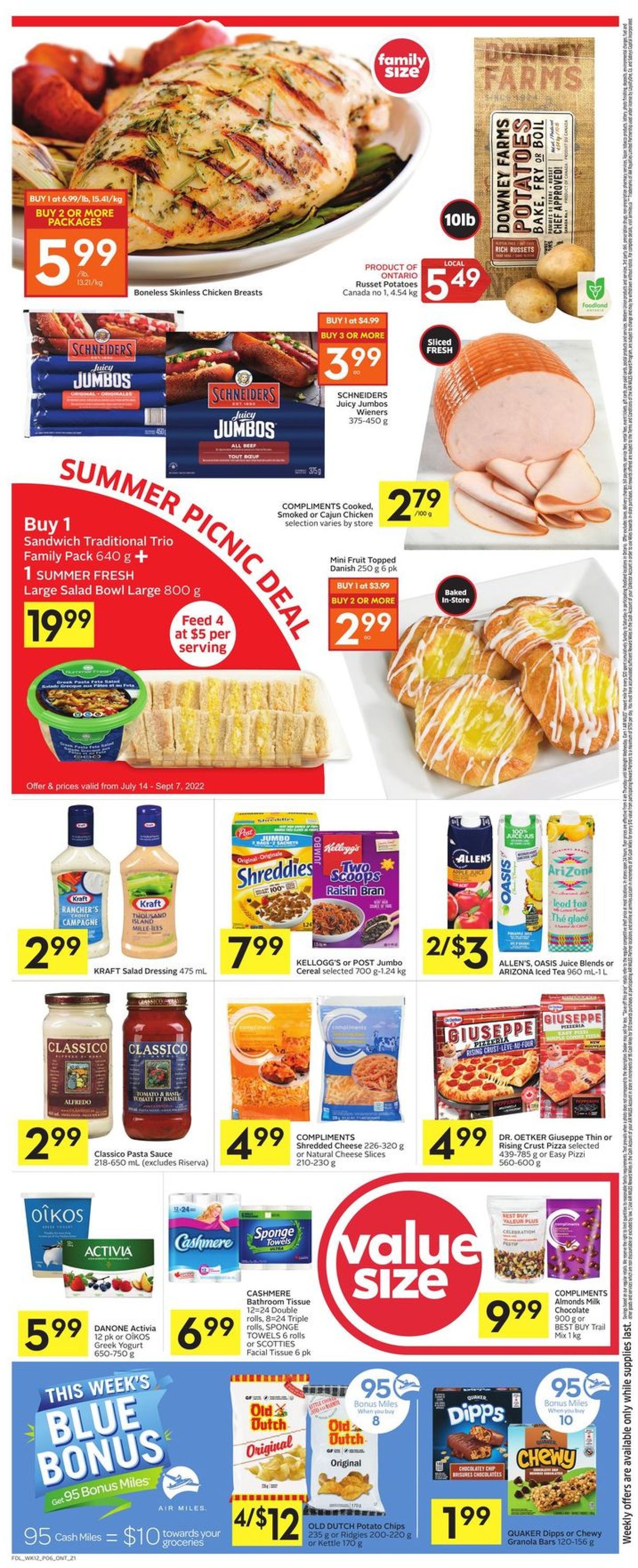 Foodland Flyer from 07/21/2022