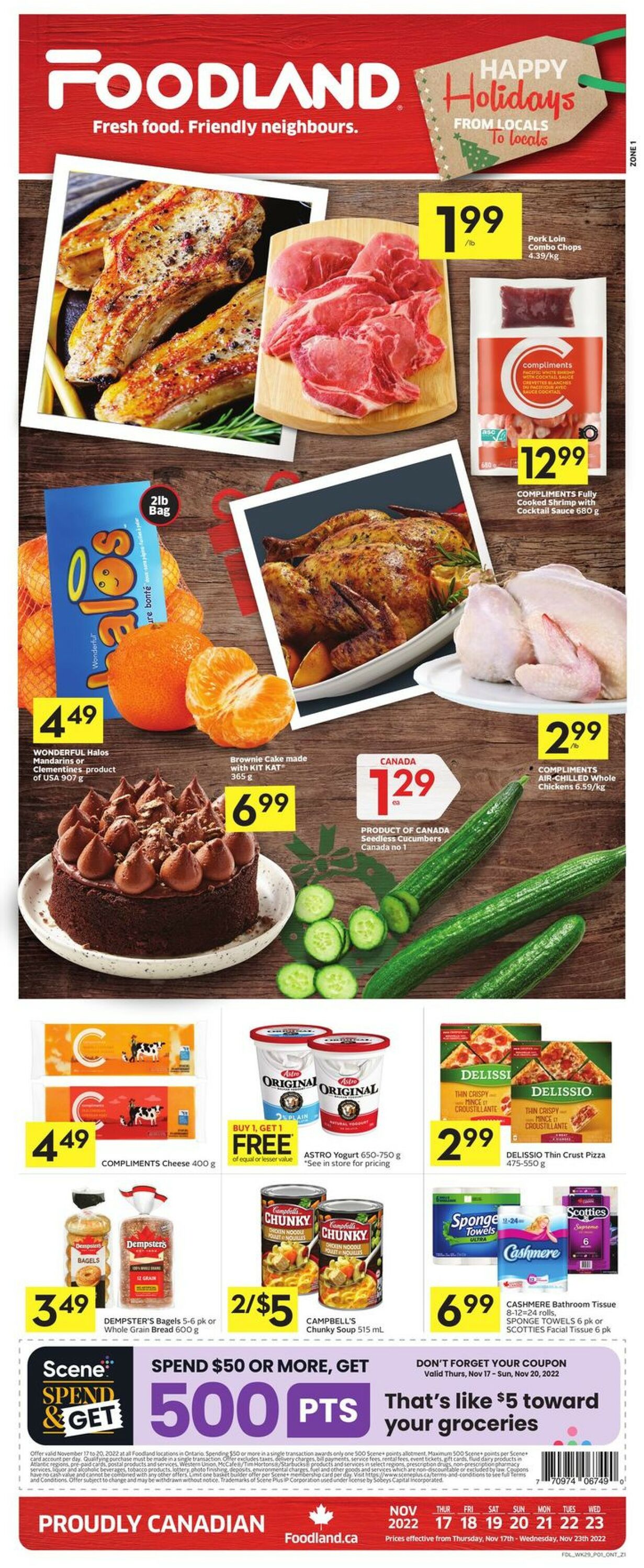 Foodland Flyer from 11/17/2022
