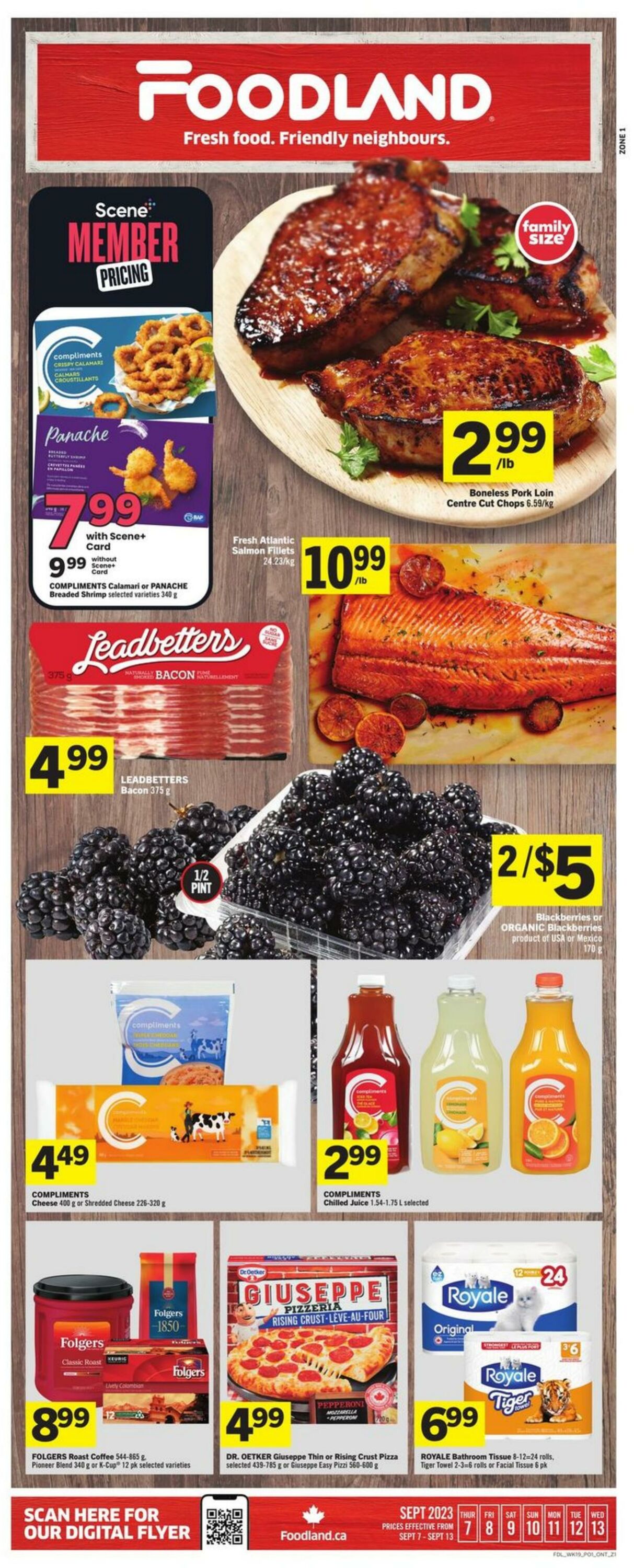 Foodland Flyer from 09/07/2023