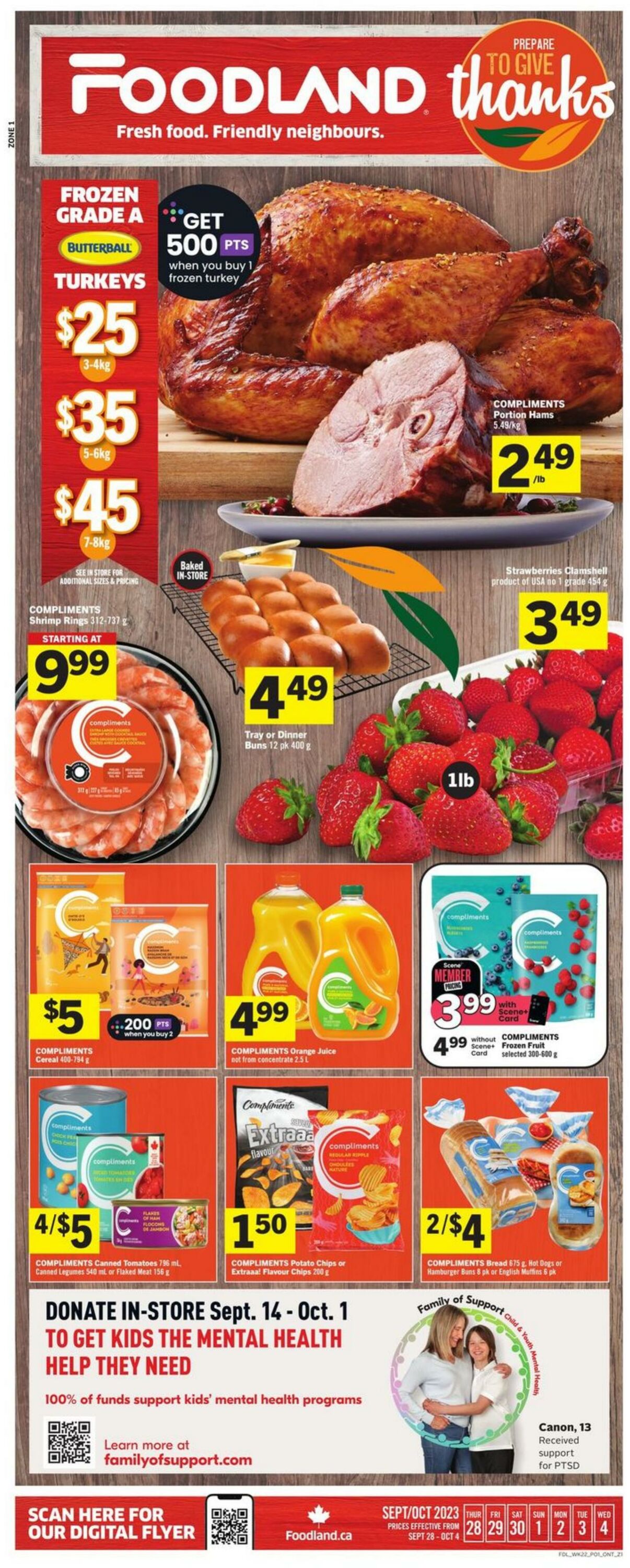 Foodland Flyer from 09/28/2023