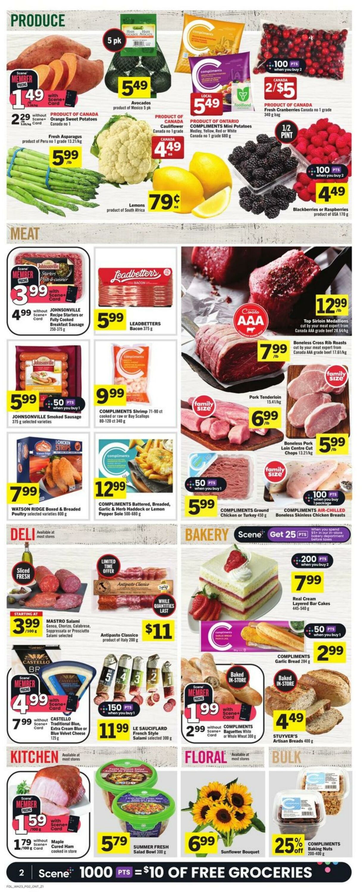 Foodland Flyer from 10/05/2023