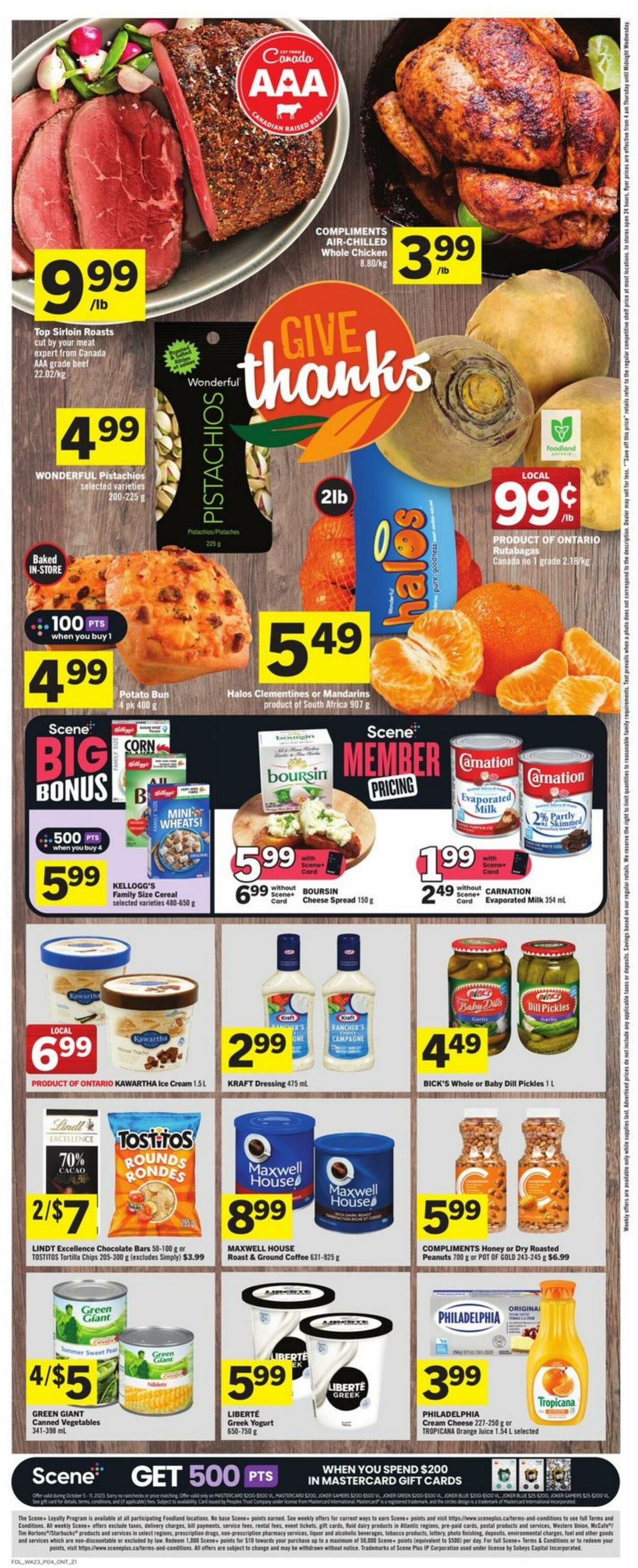 Foodland Flyer from 10/05/2023