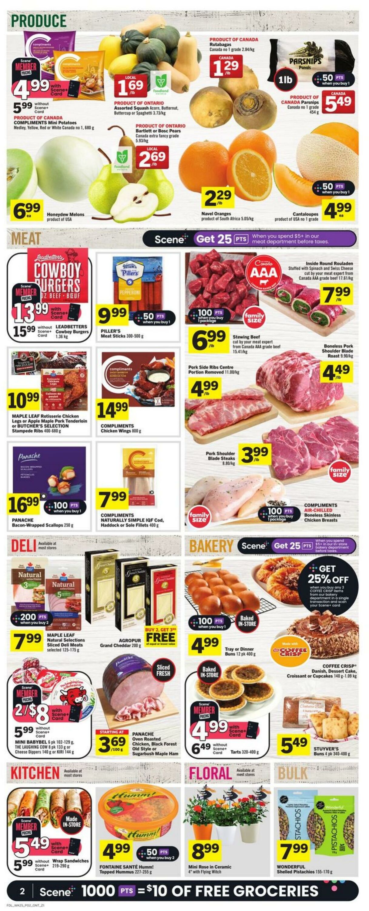 Foodland Flyer from 10/19/2023