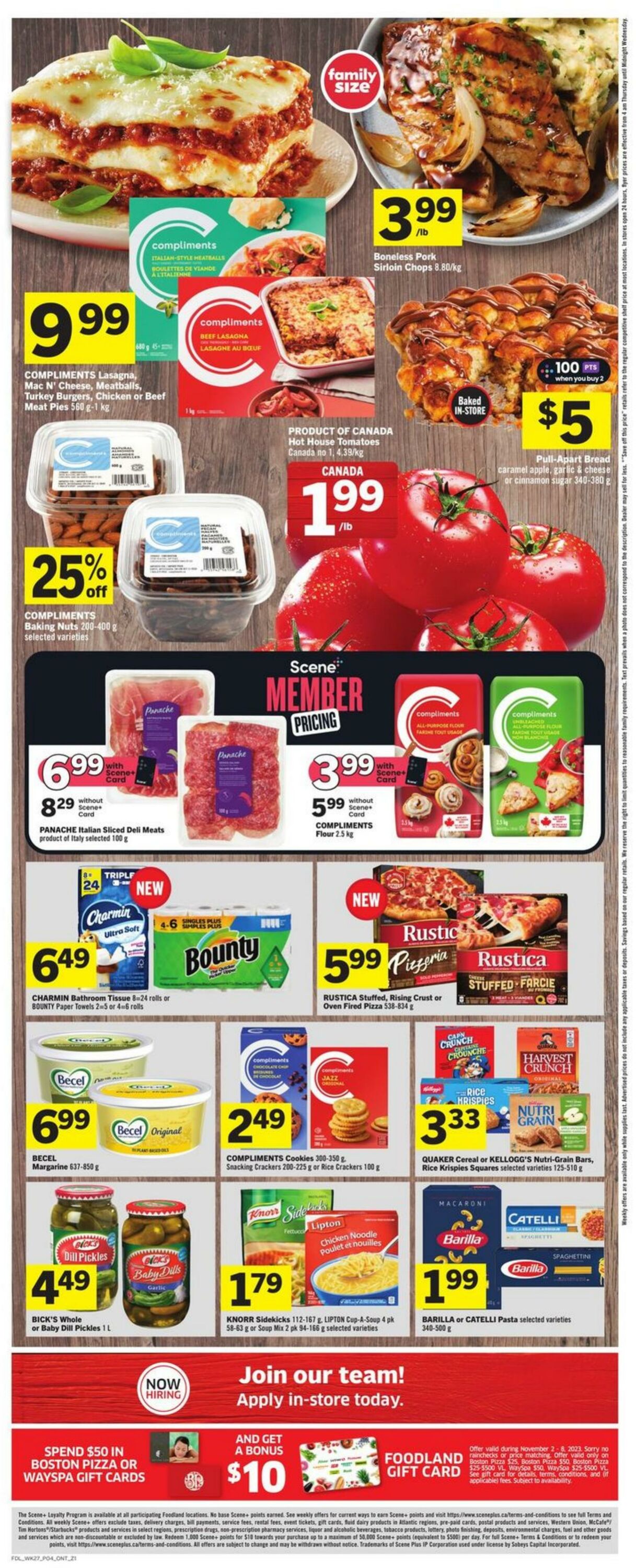 Foodland Flyer from 11/02/2023