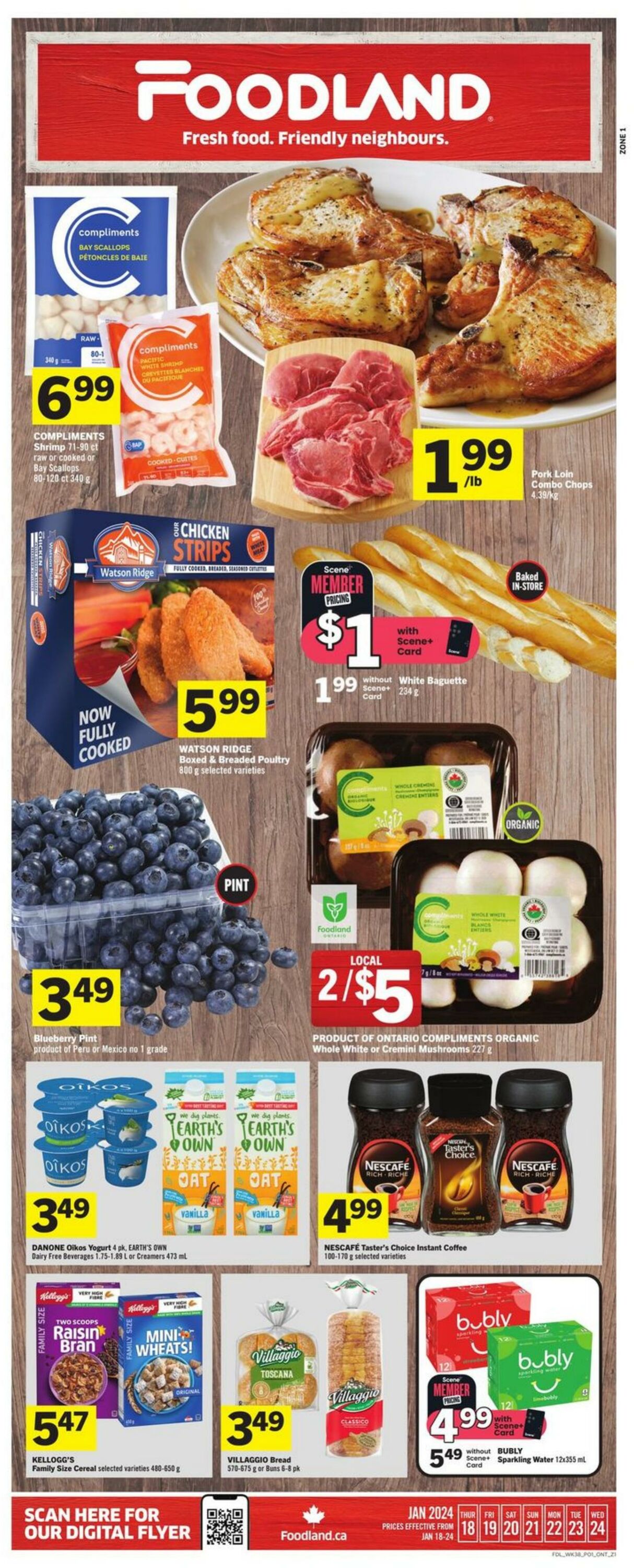 Foodland Flyer from 01/18/2024