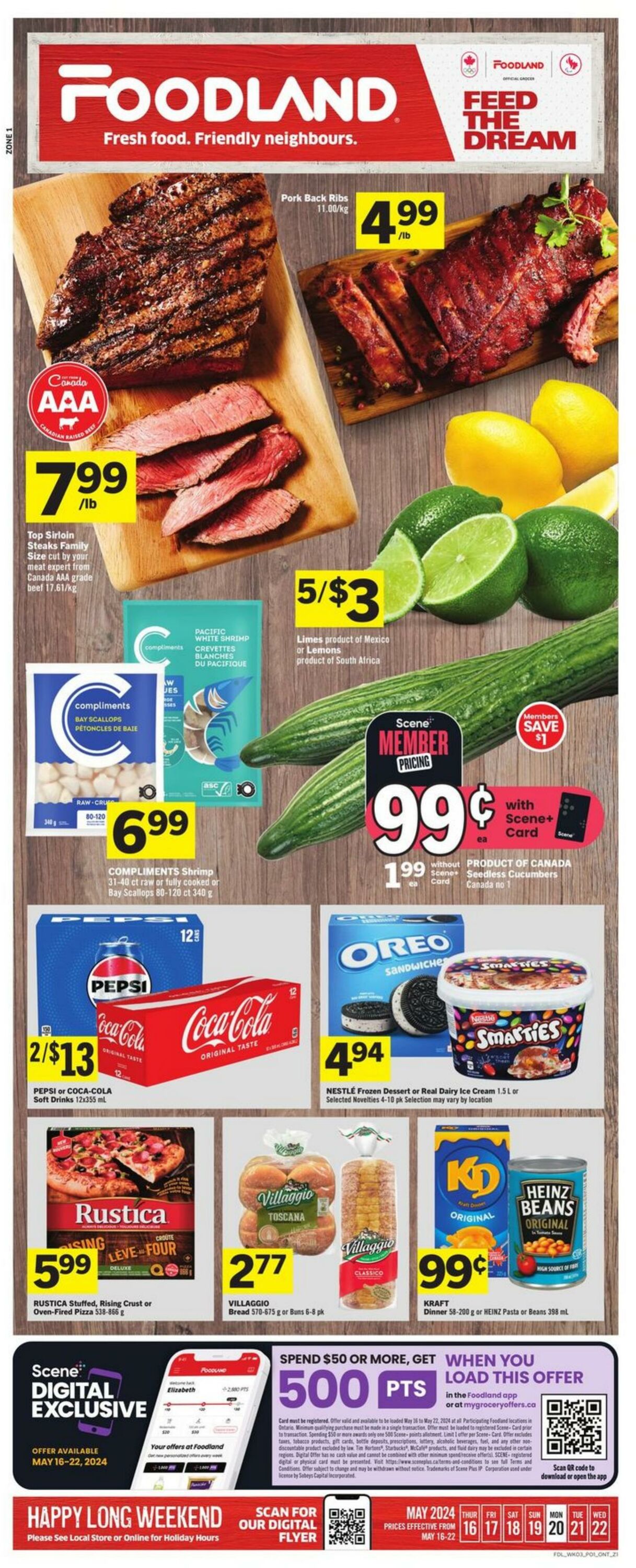 Foodland Flyer from 05/16/2024