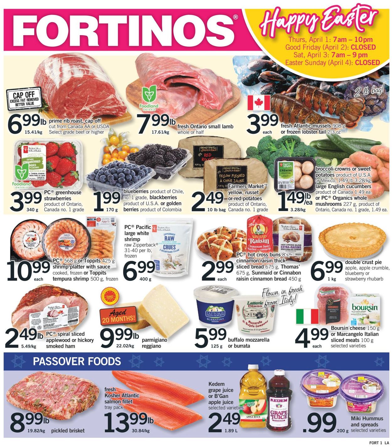 Fortinos Flyer from 03/25/2021