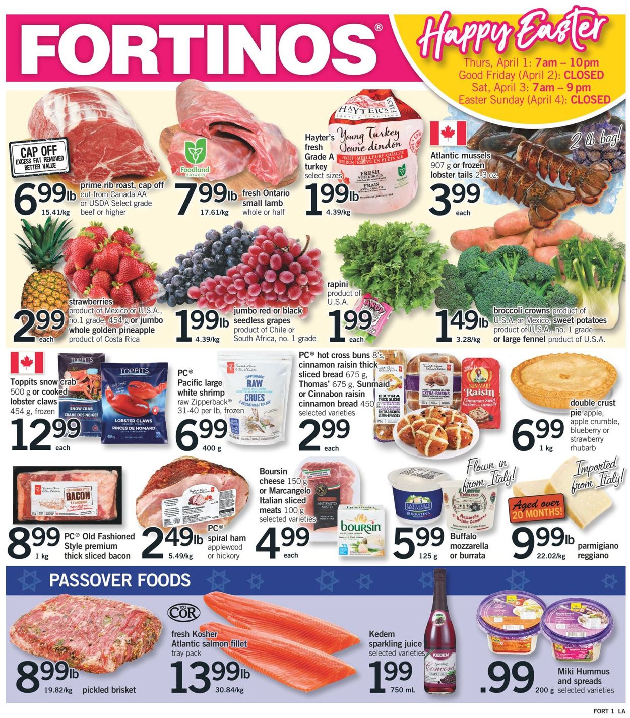 Fortinos Flyer from 04/01/2021
