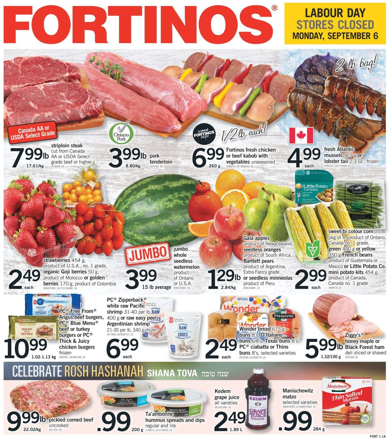 Fortinos Flyer from 09/02/2021