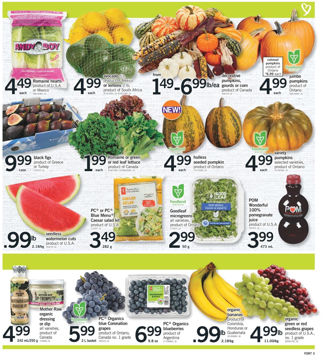 Fortinos Flyer from 09/16/2021