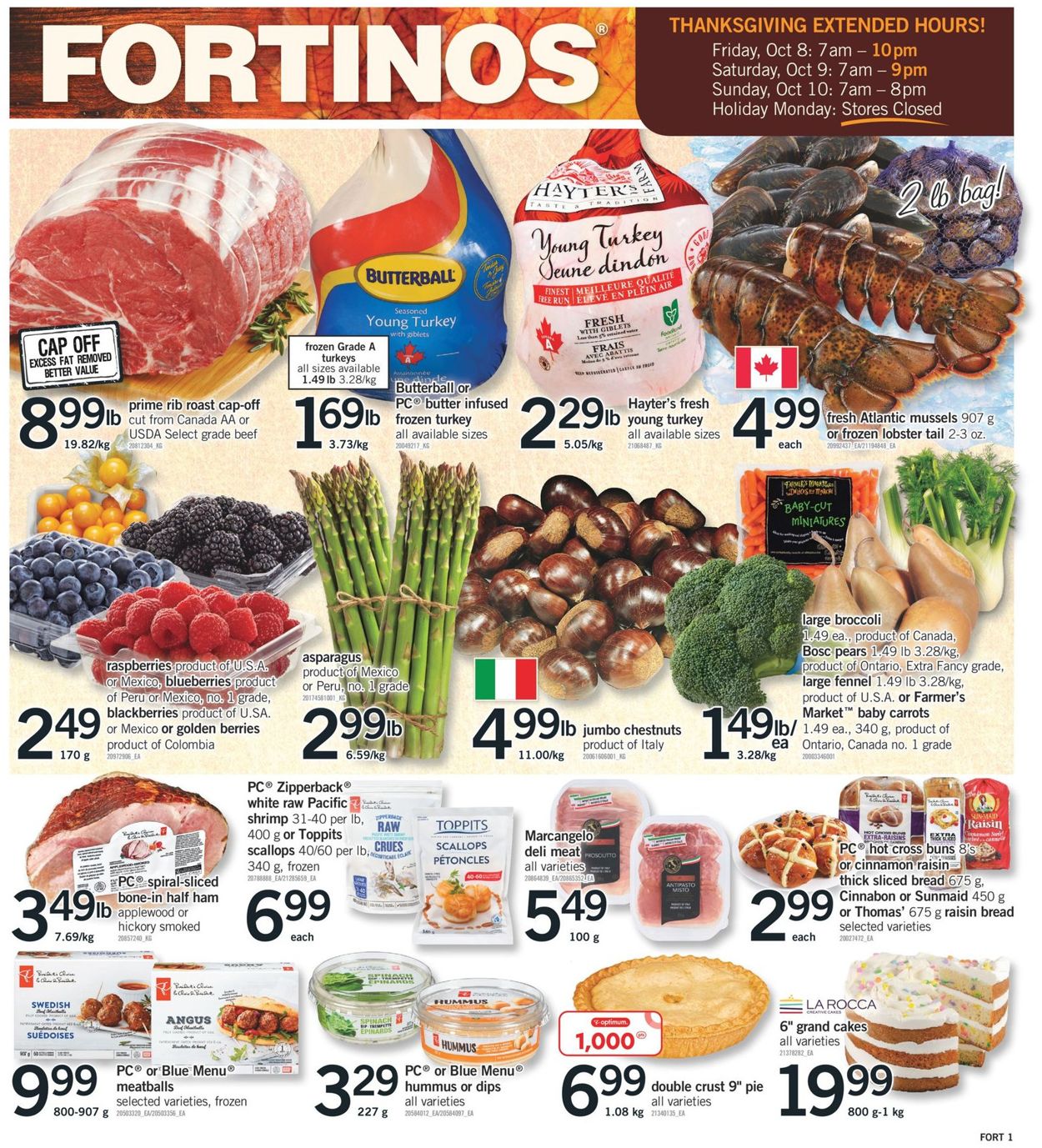 Fortinos Flyer from 10/07/2021