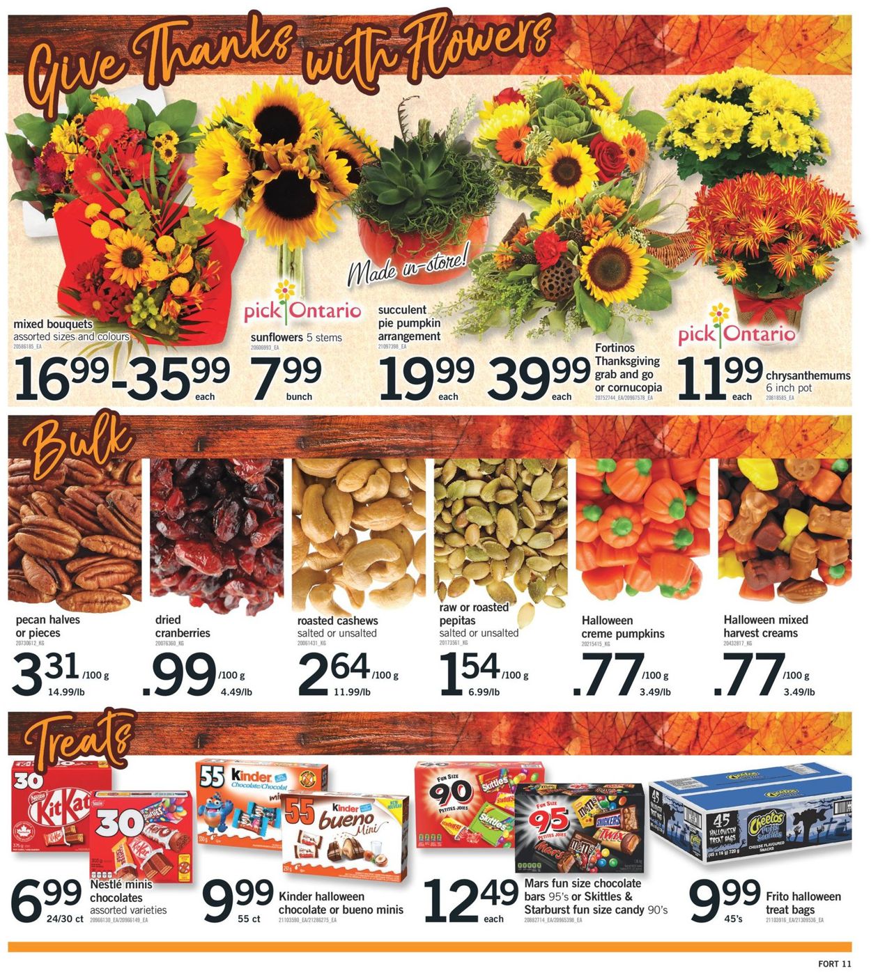 Fortinos Flyer from 10/07/2021