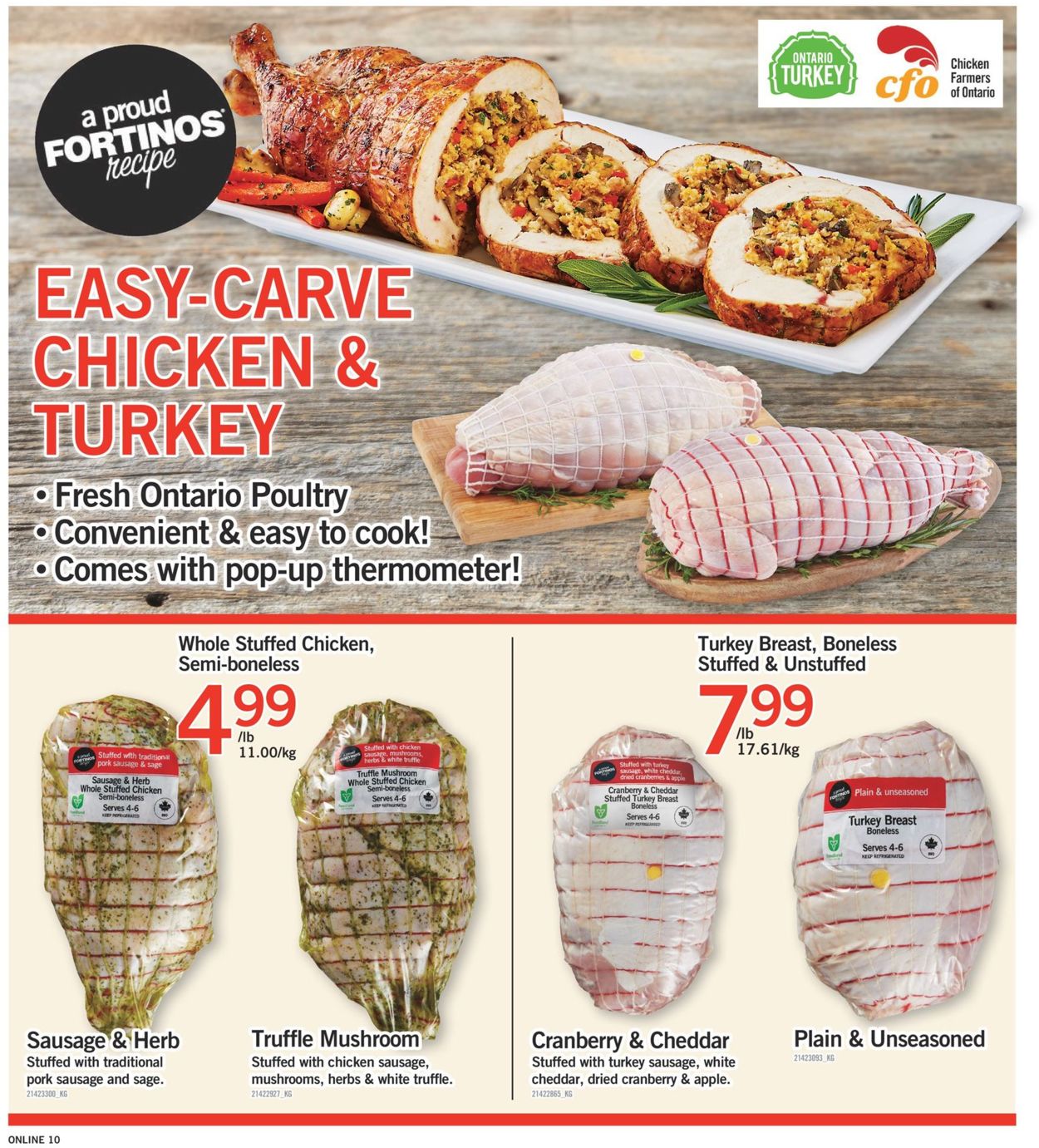Fortinos Flyer from 10/28/2021