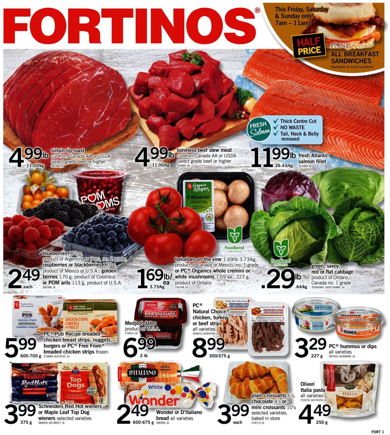 Fortinos Flyer from 11/04/2021