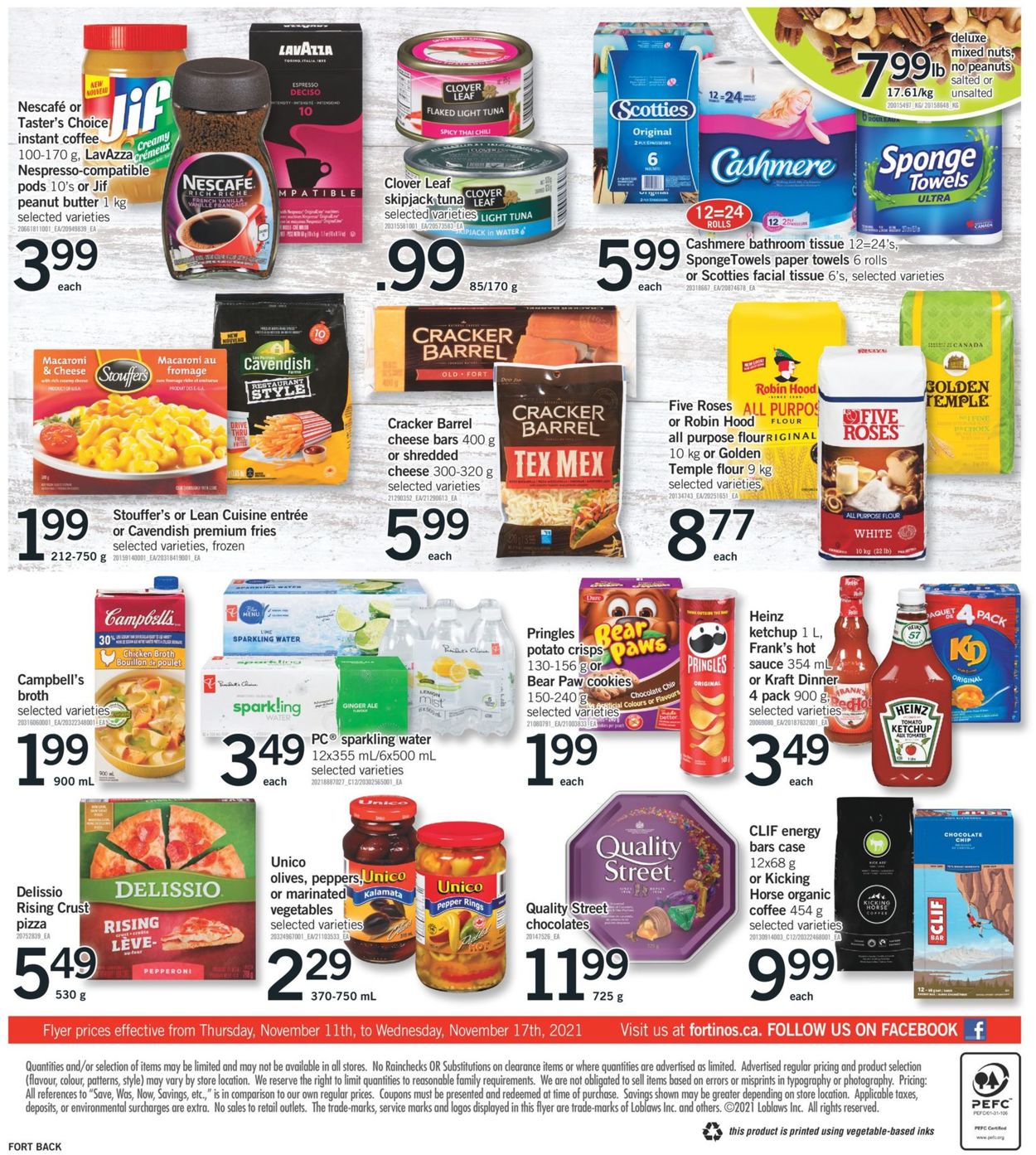 Fortinos Flyer from 11/11/2021