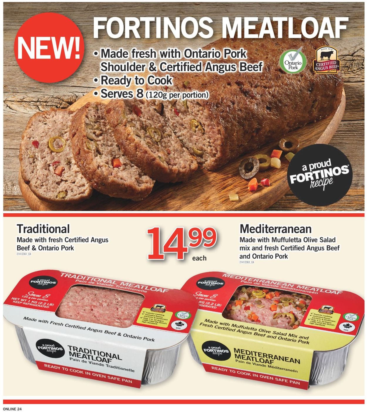 Fortinos Flyer from 11/11/2021