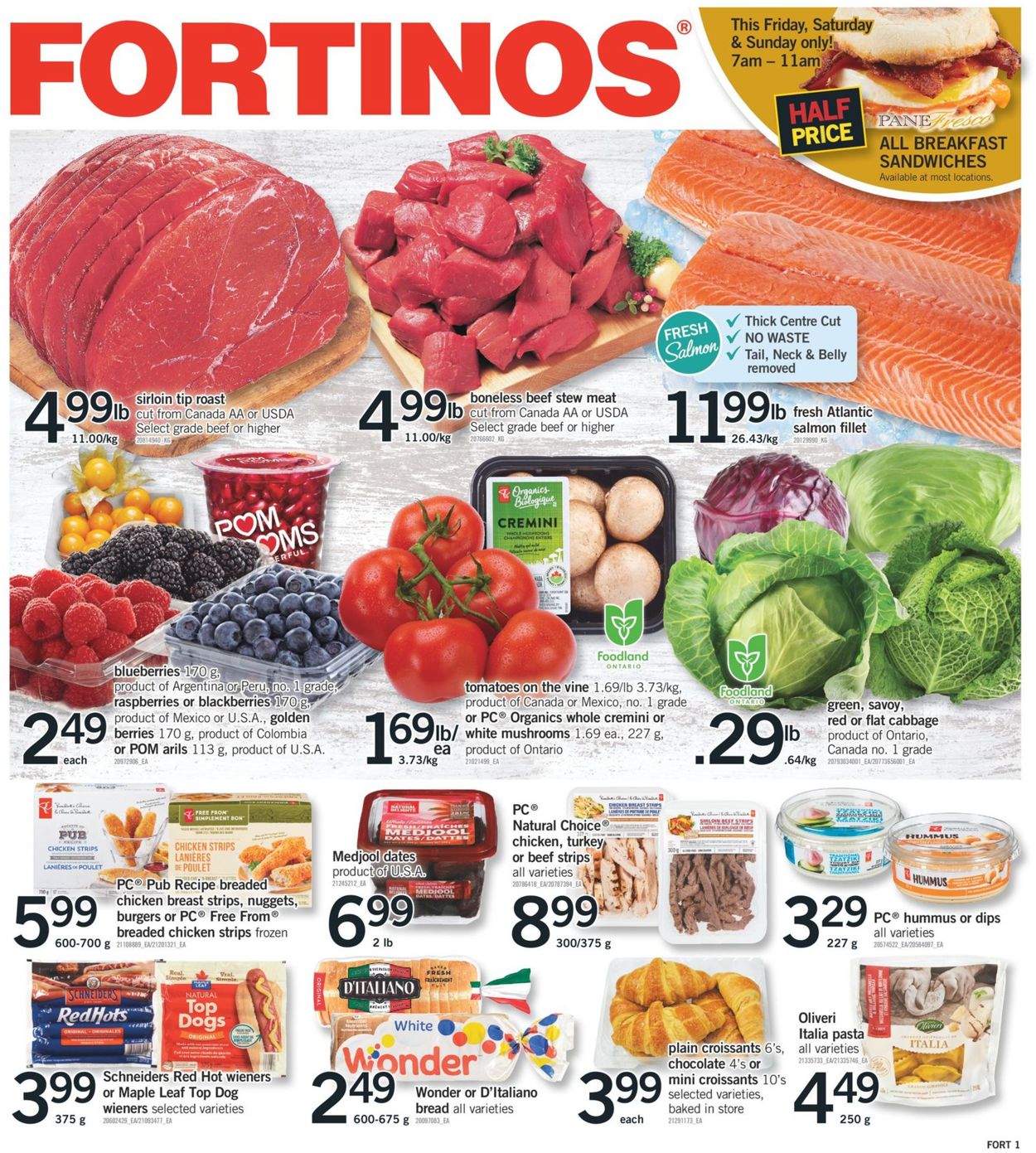 Fortinos Flyer from 11/04/2021
