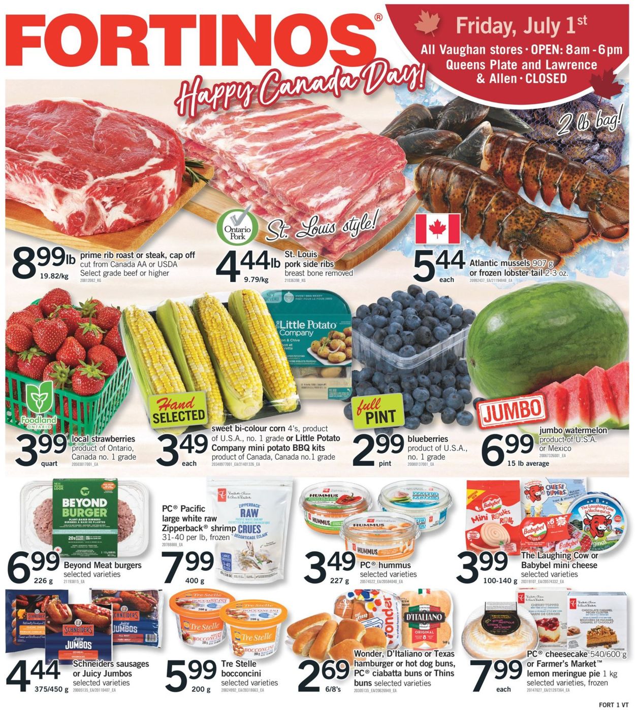 Fortinos Flyer from 06/30/2022