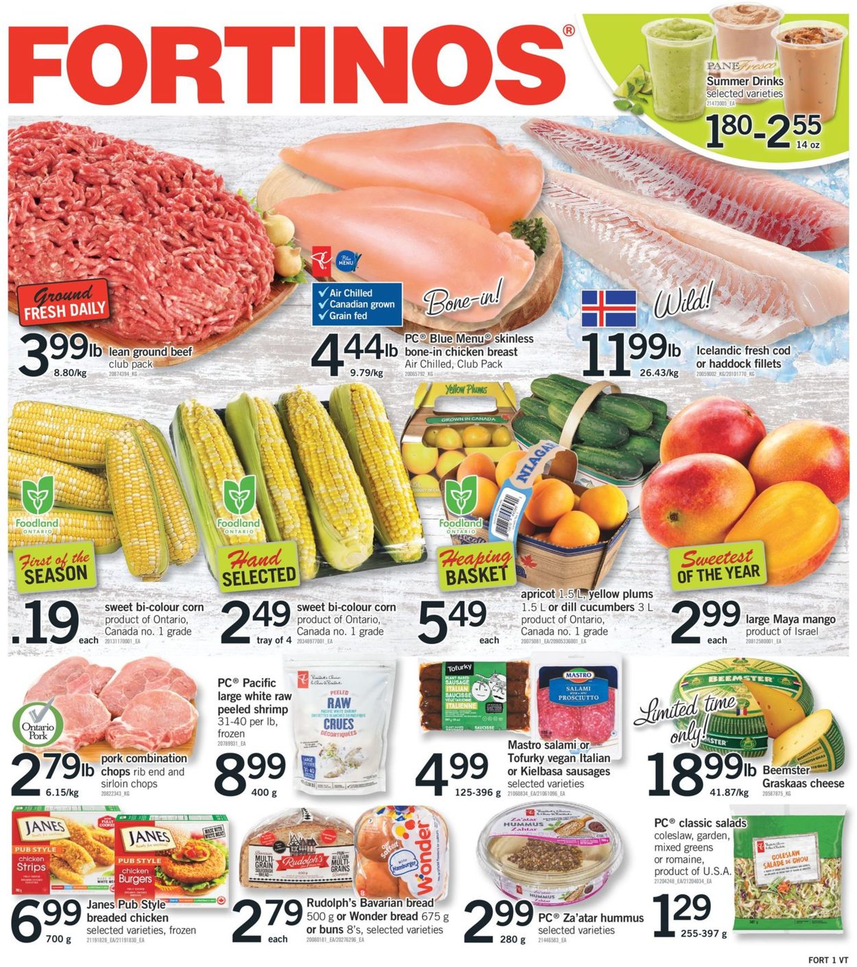 Fortinos Flyer from 07/21/2022
