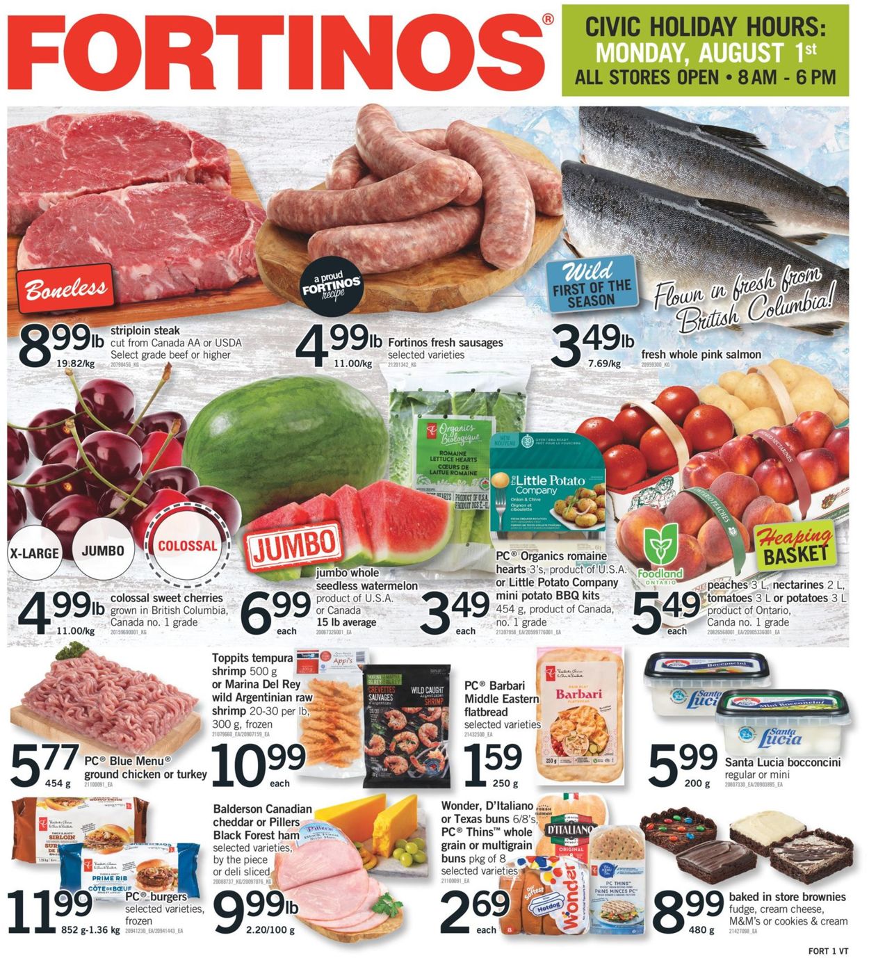 Fortinos Flyer from 07/28/2022