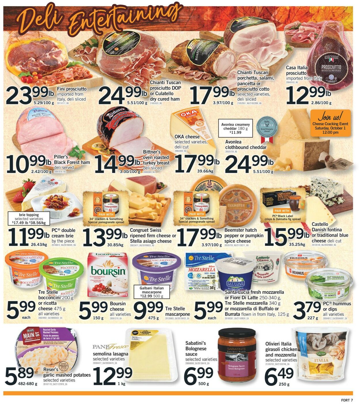 Fortinos Flyer from 09/29/2022