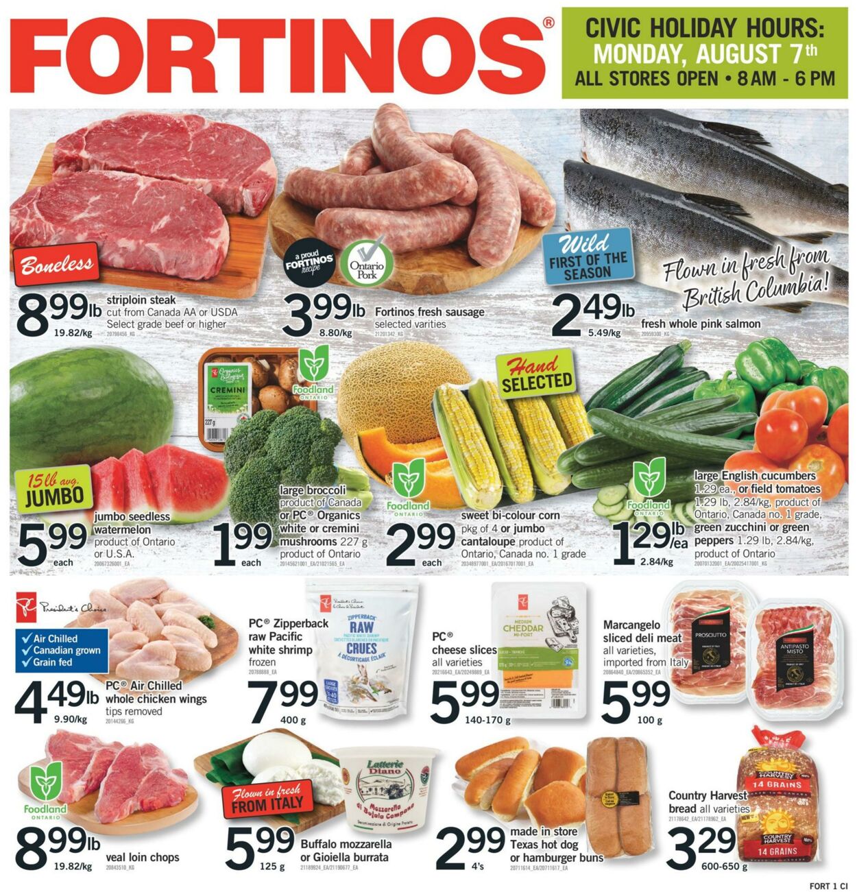 Fortinos Flyer from 08/03/2023