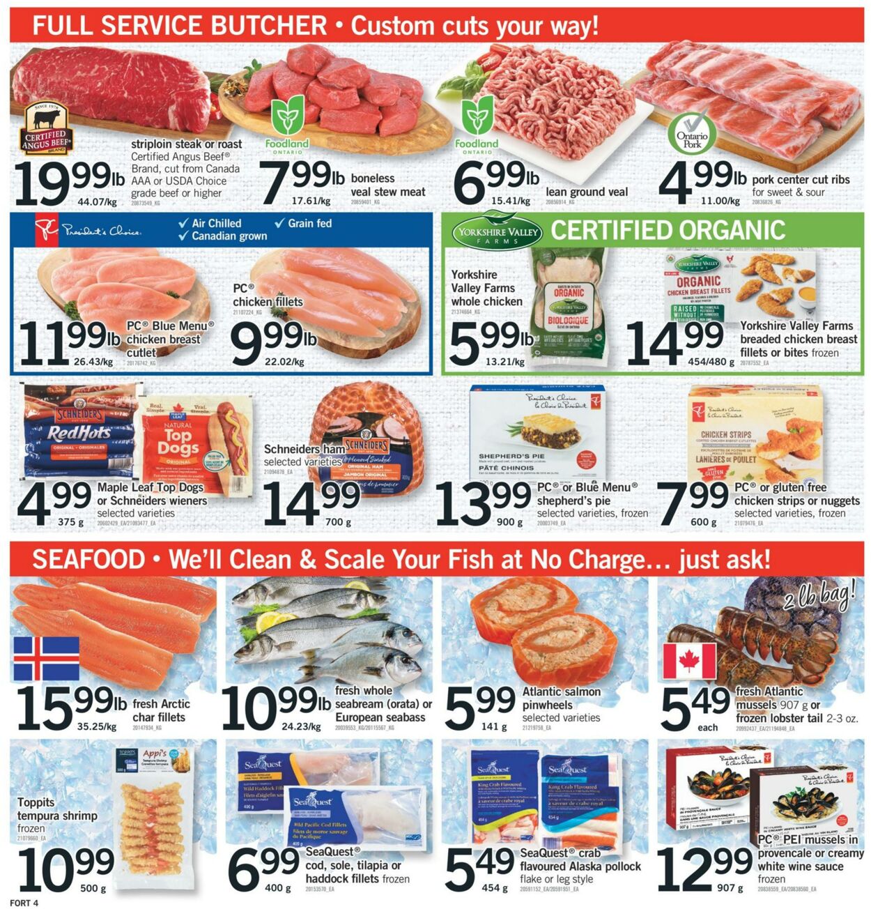 Fortinos Flyer from 10/19/2023