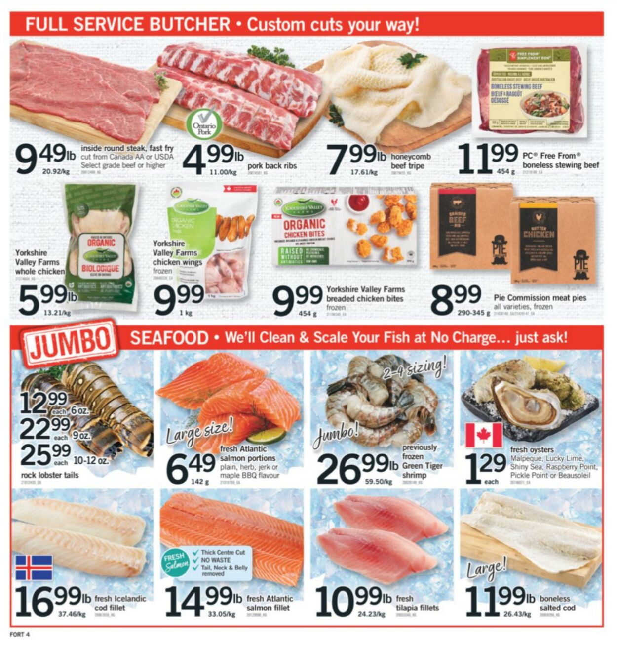 Fortinos Flyer from 11/30/2023