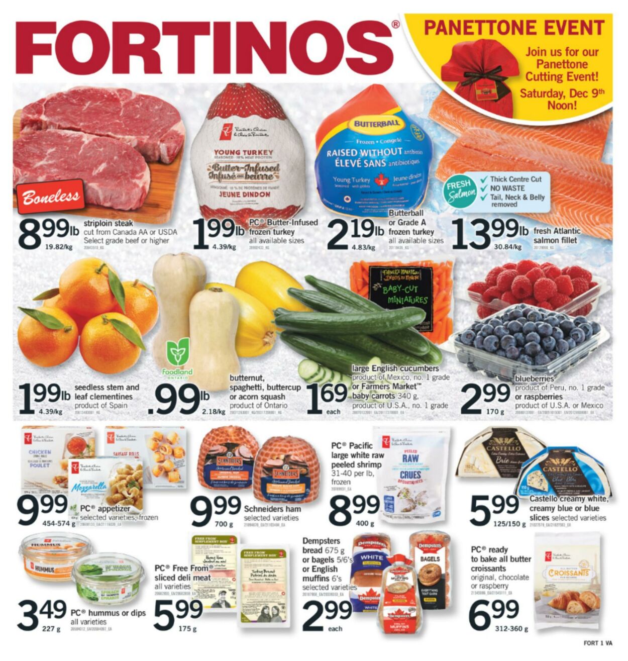 Fortinos Flyer from 12/07/2023