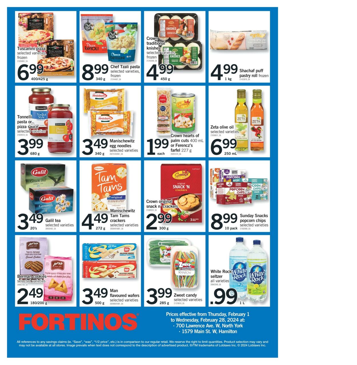 Fortinos Flyer from 02/22/2024