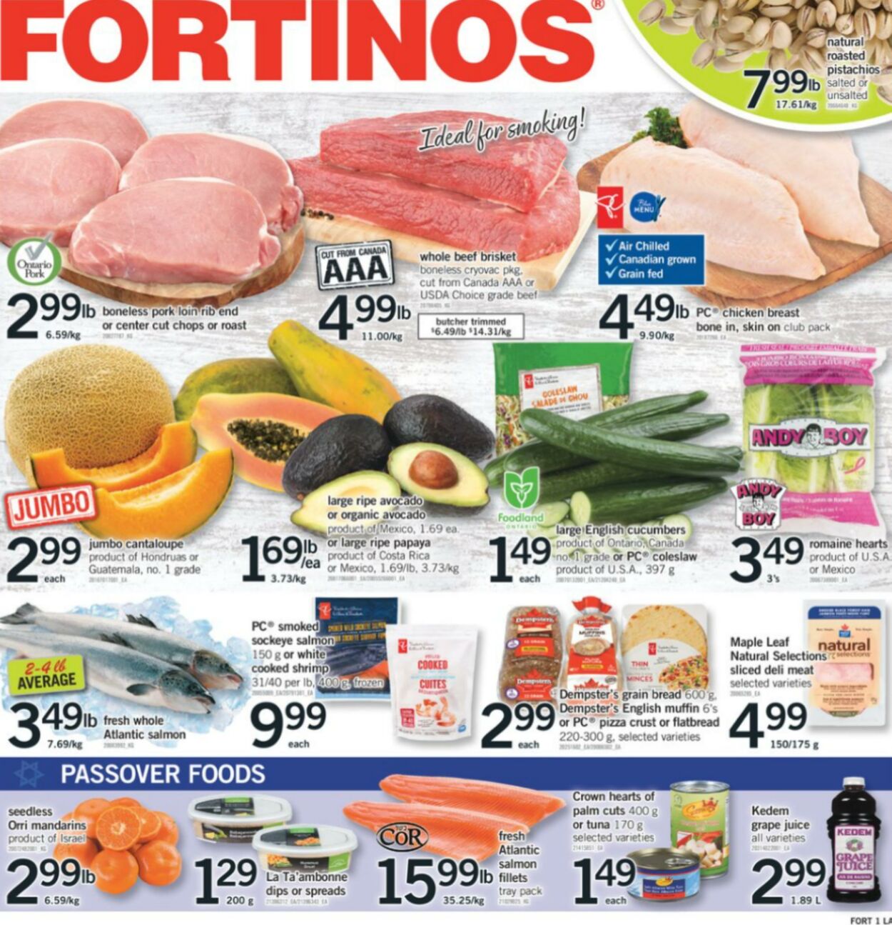 Fortinos Flyer from 04/22/2024
