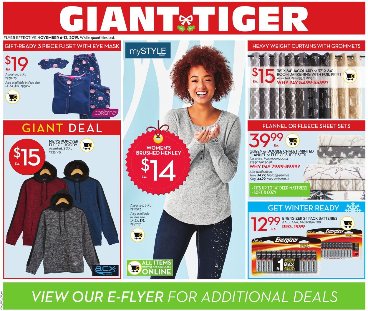 Giant Tiger Flyer from 11/06/2019