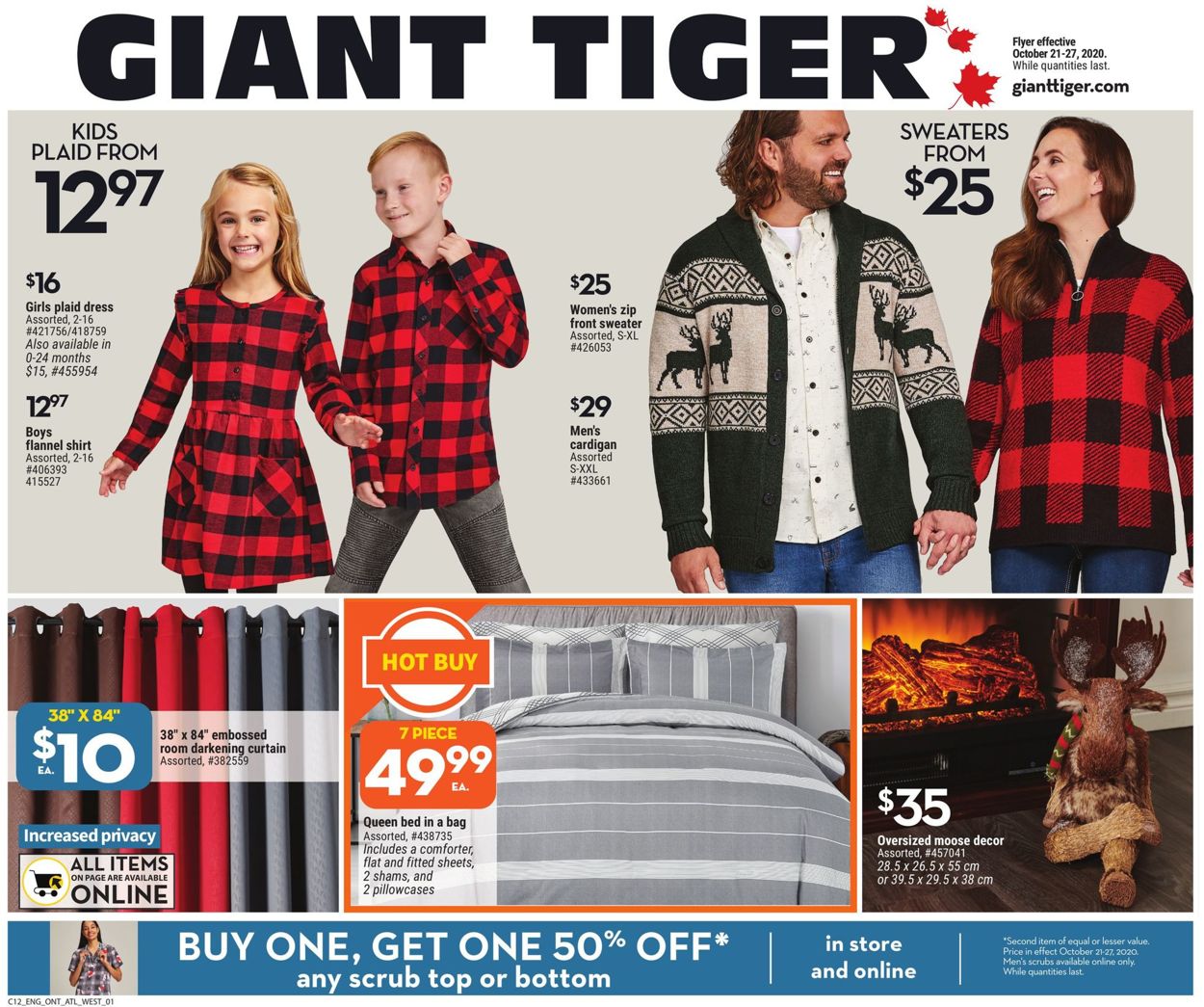 Giant Tiger Flyer from 10/21/2020