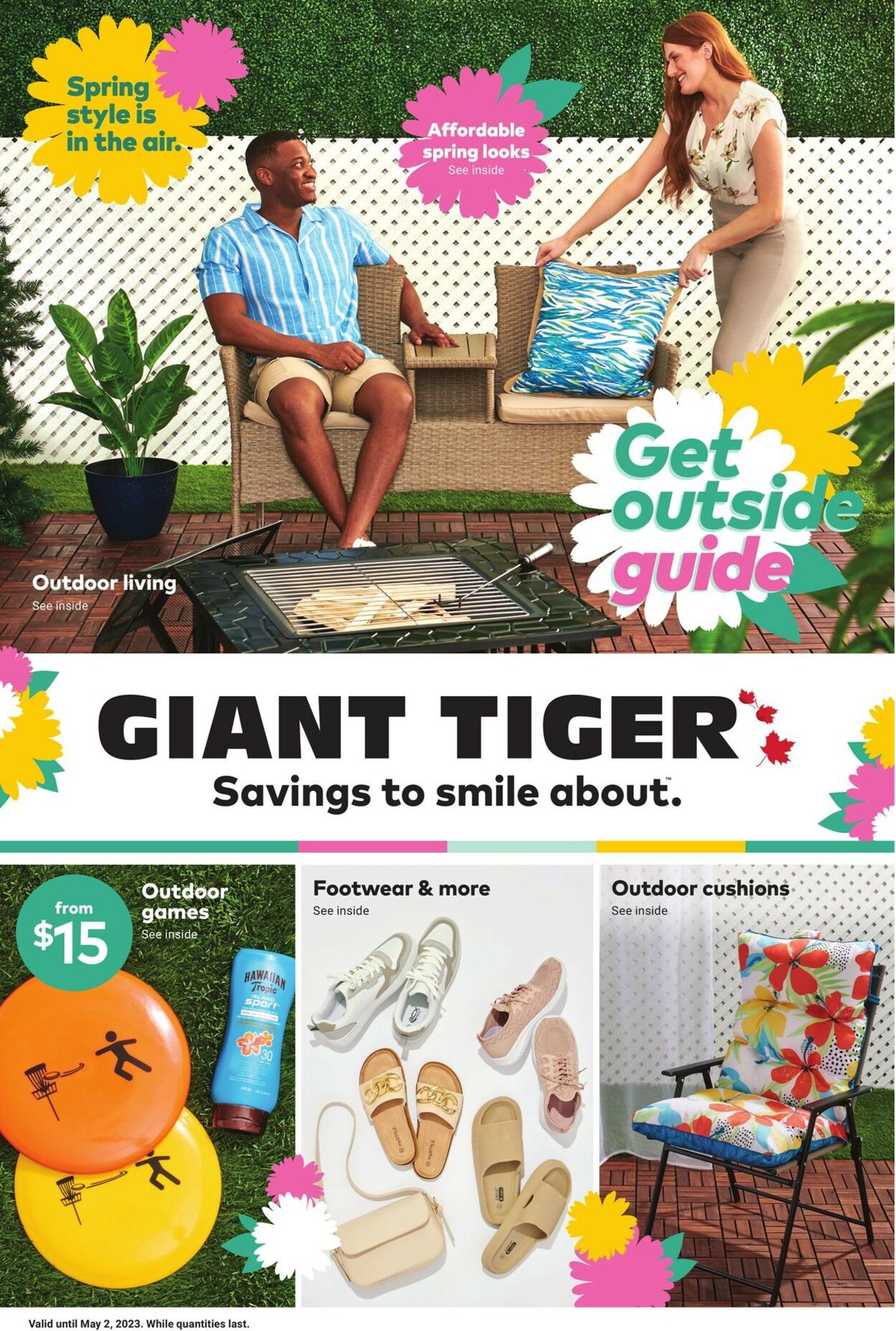 Giant Tiger Flyer from 04/19/2023