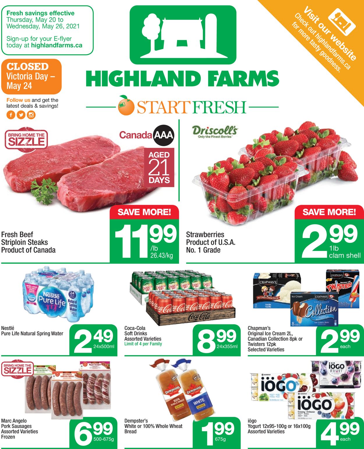 Highland Farms Flyer from 05/20/2021