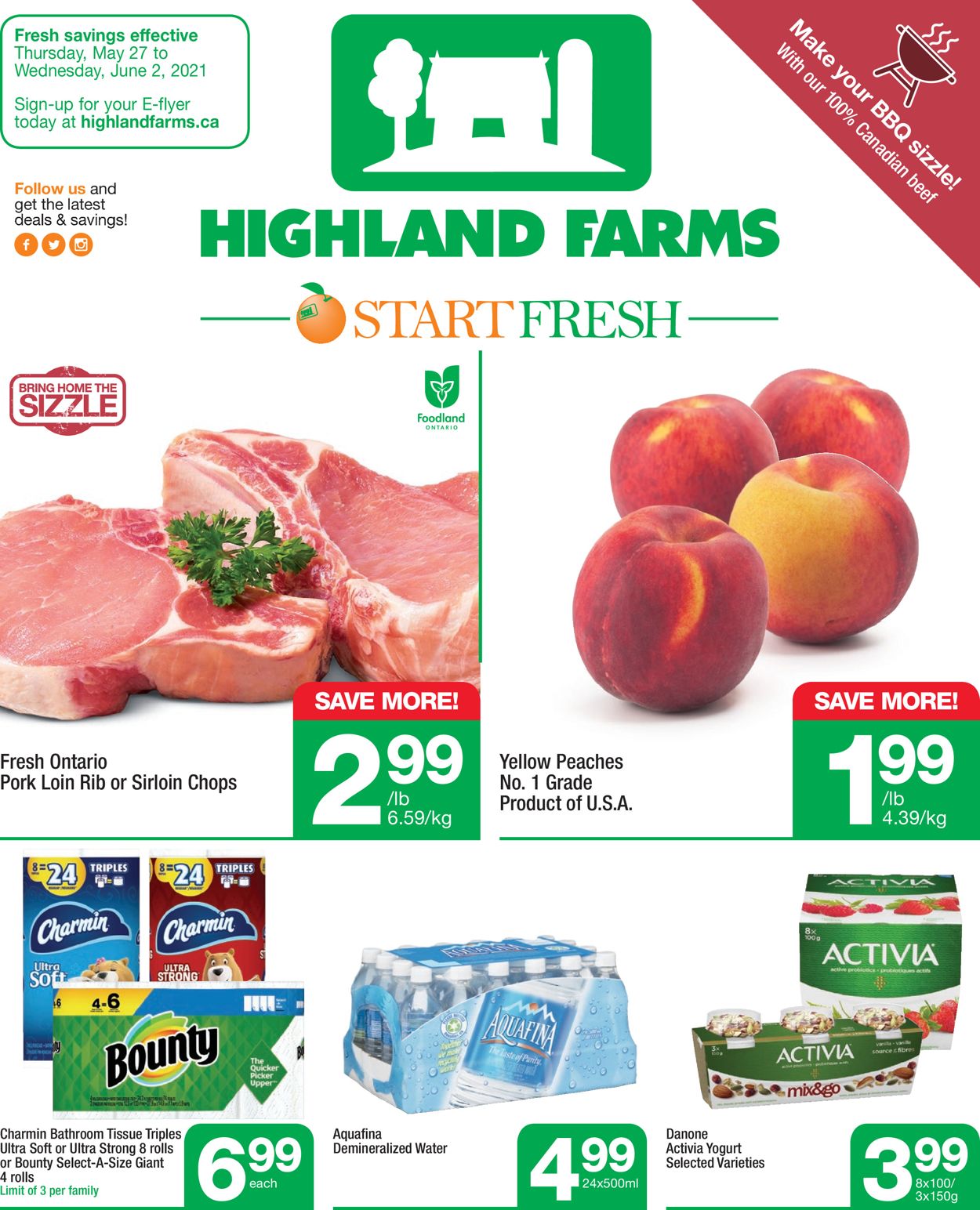 Highland Farms Flyer from 05/27/2021