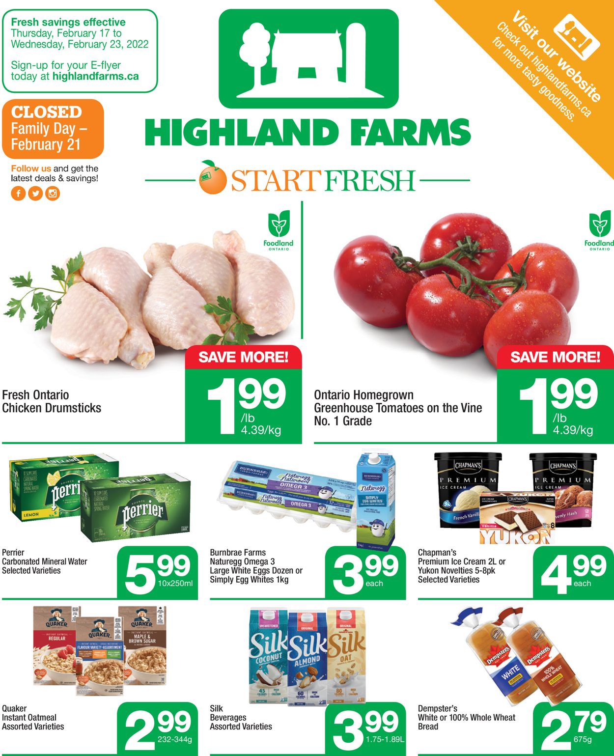 Highland Farms Flyer from 02/17/2022