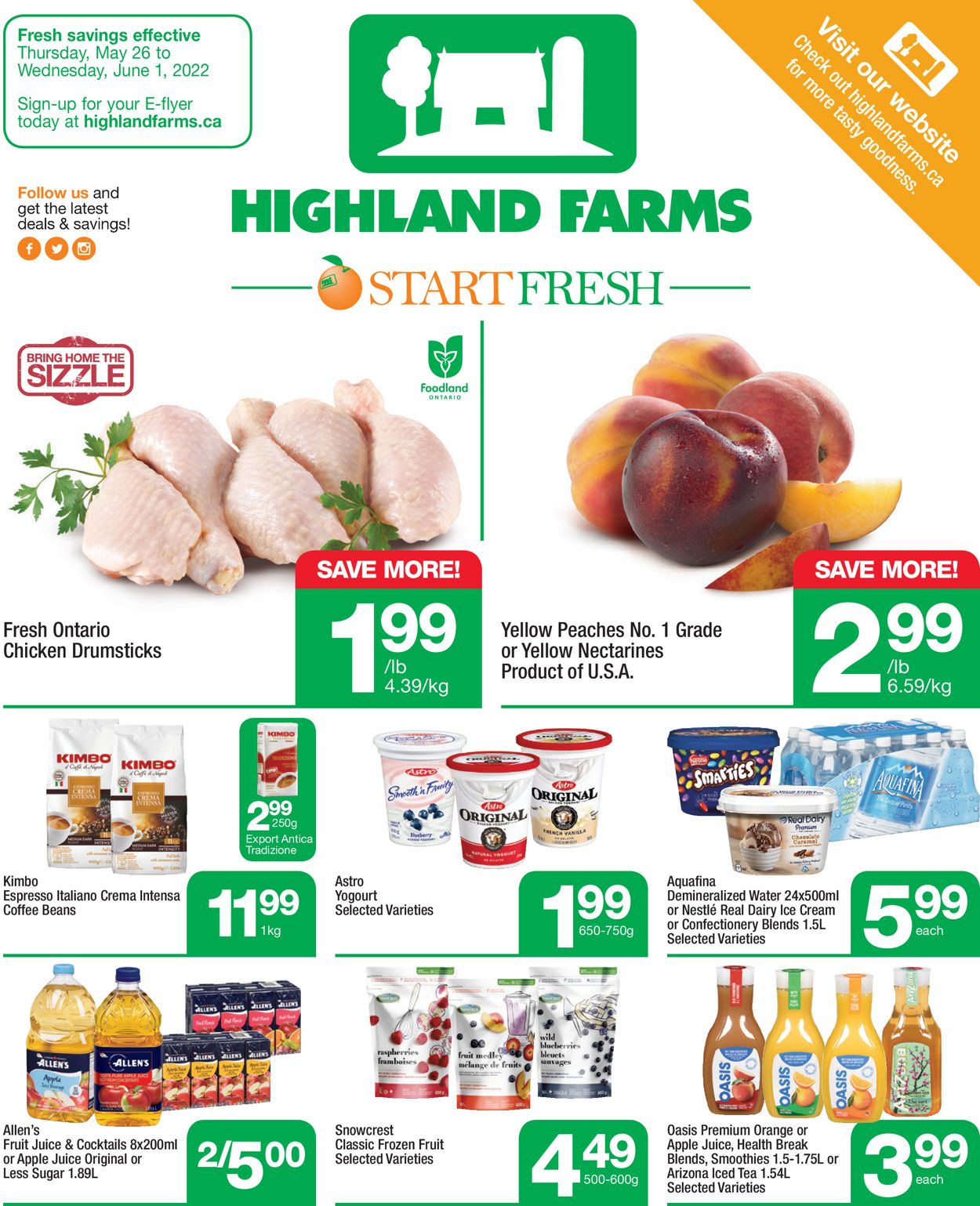 Highland Farms Flyer from 05/26/2022