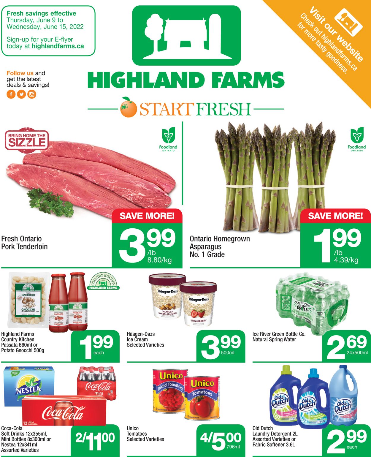 Highland Farms Flyer from 06/09/2022